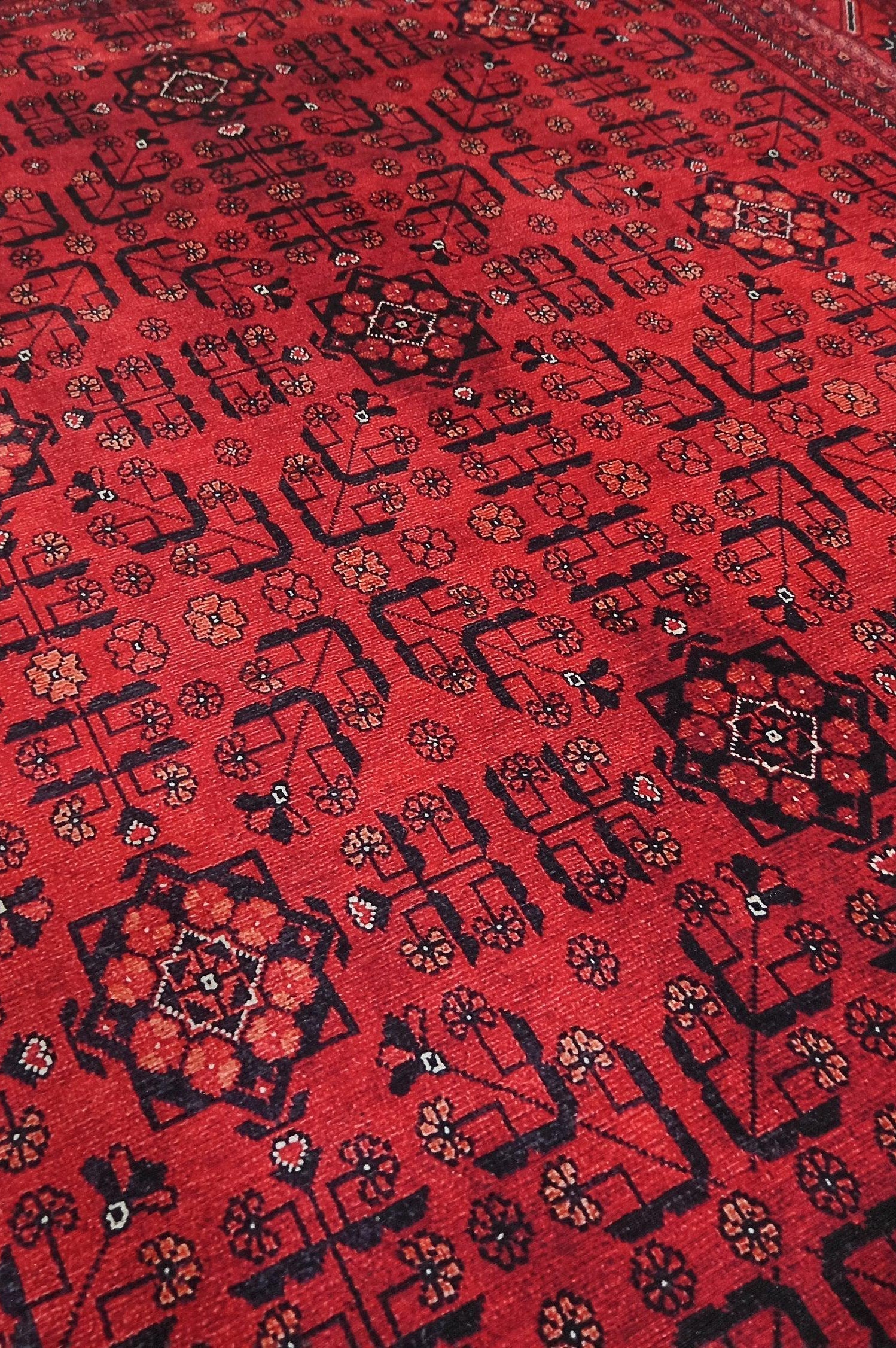 Liza Turkish Red Vintage Distressed Rug