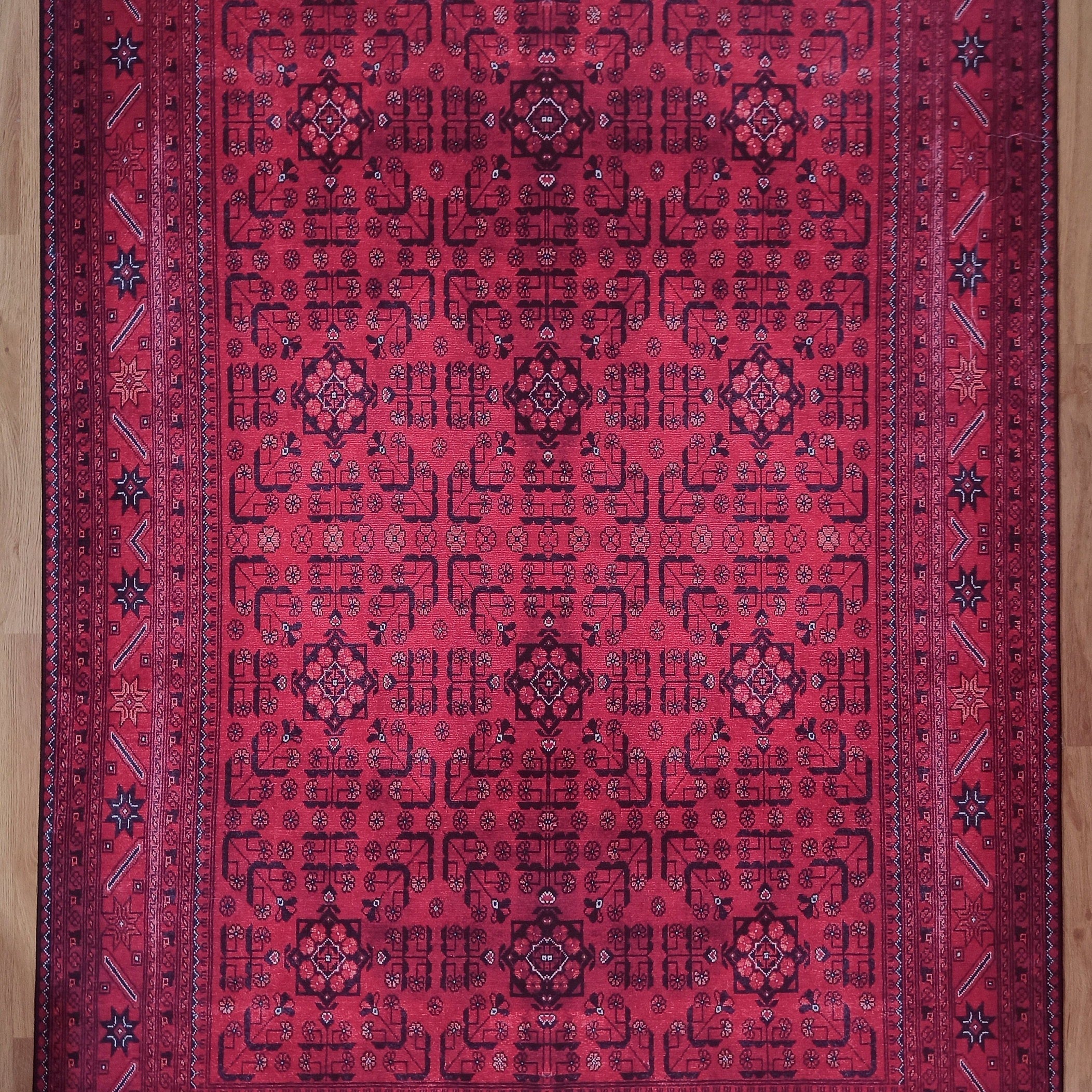 Liza Turkish Red Vintage Distressed Rug