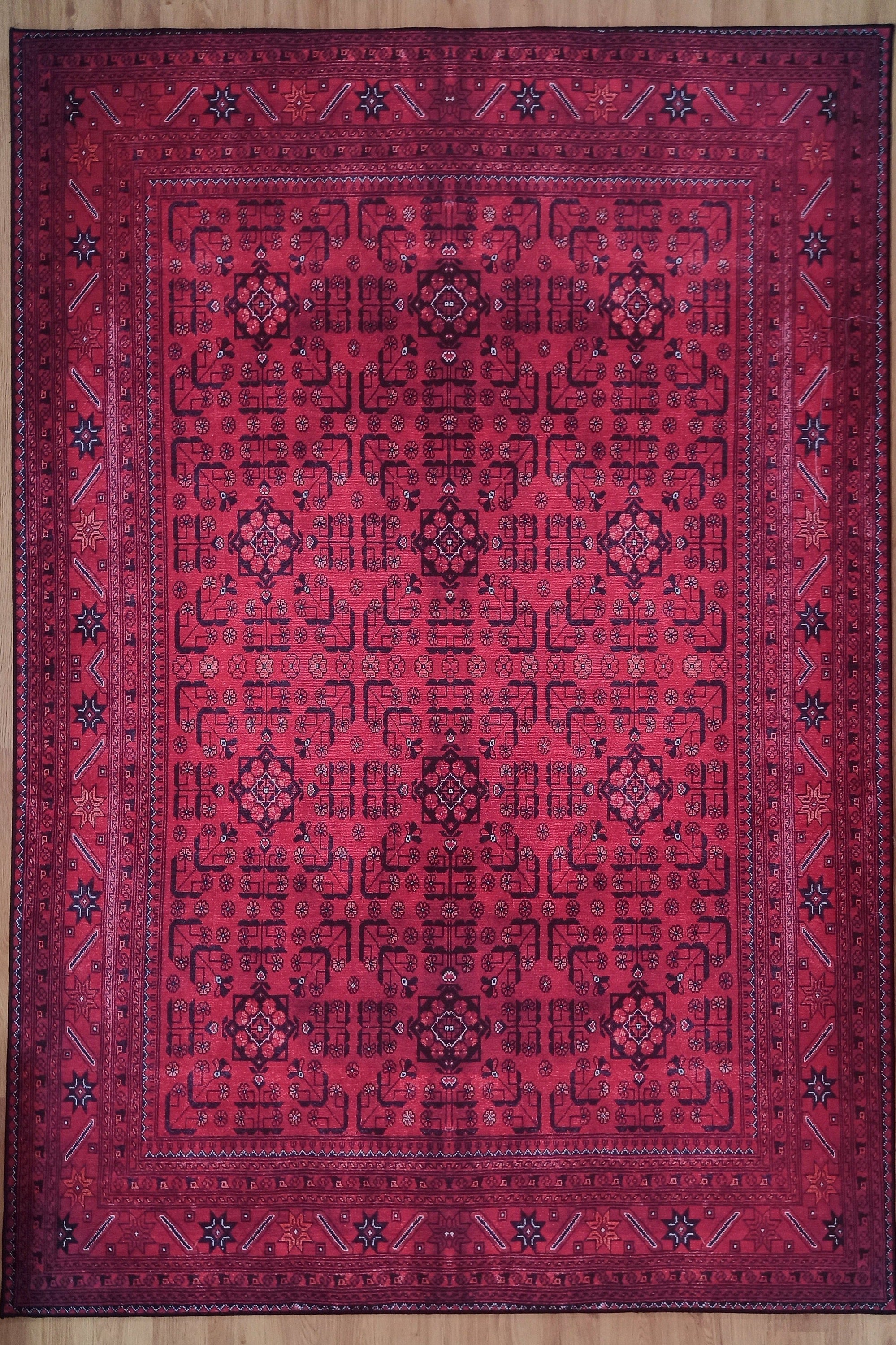 Liza Turkish Red Vintage Distressed Rug