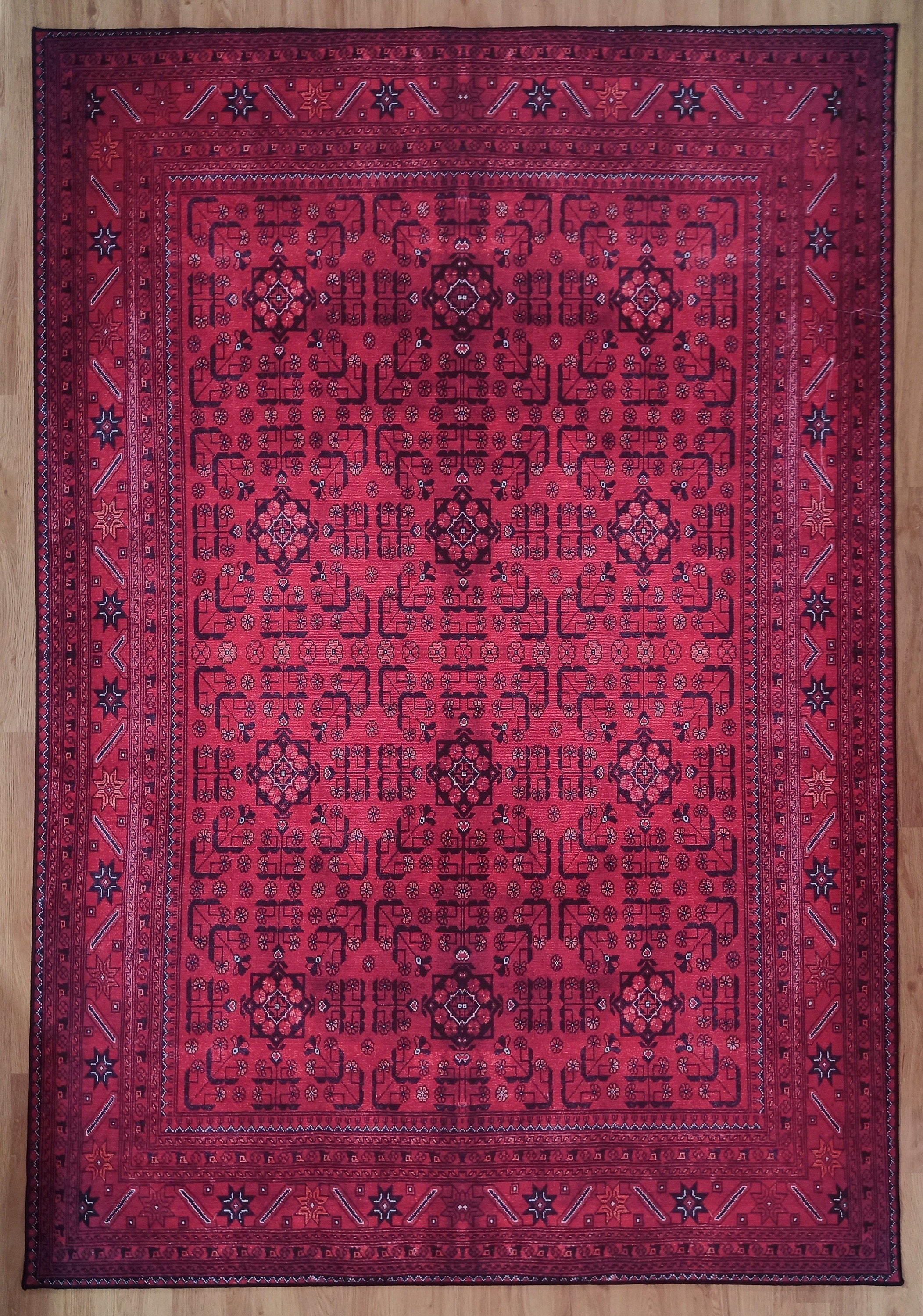 Liza Turkish Red Vintage Distressed Rug