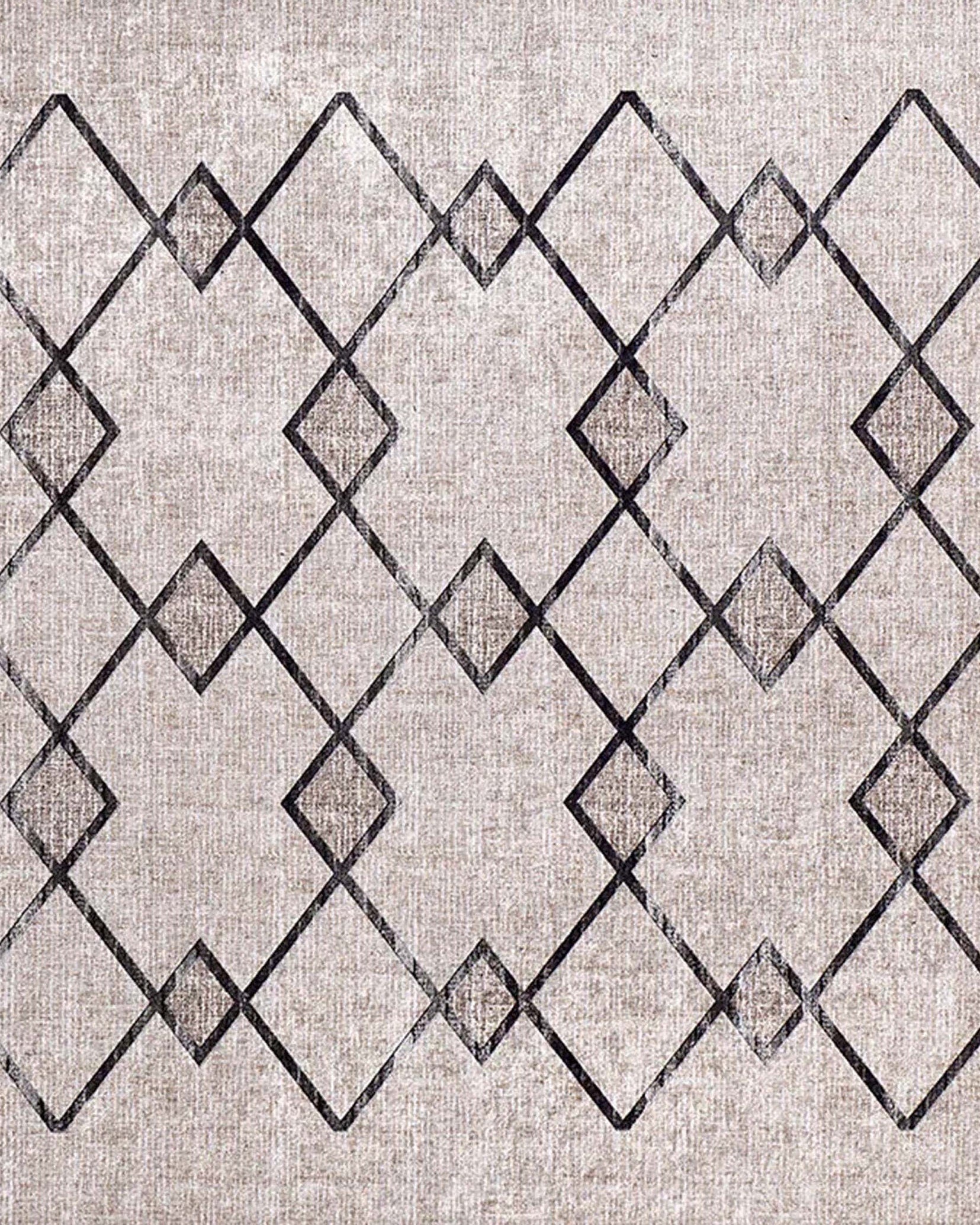 Lora Turkish Boho Beige Geometric Rug
