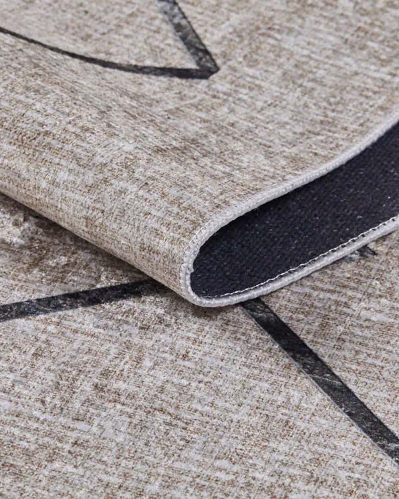 Lora Turkish Boho Beige Geometric Rug