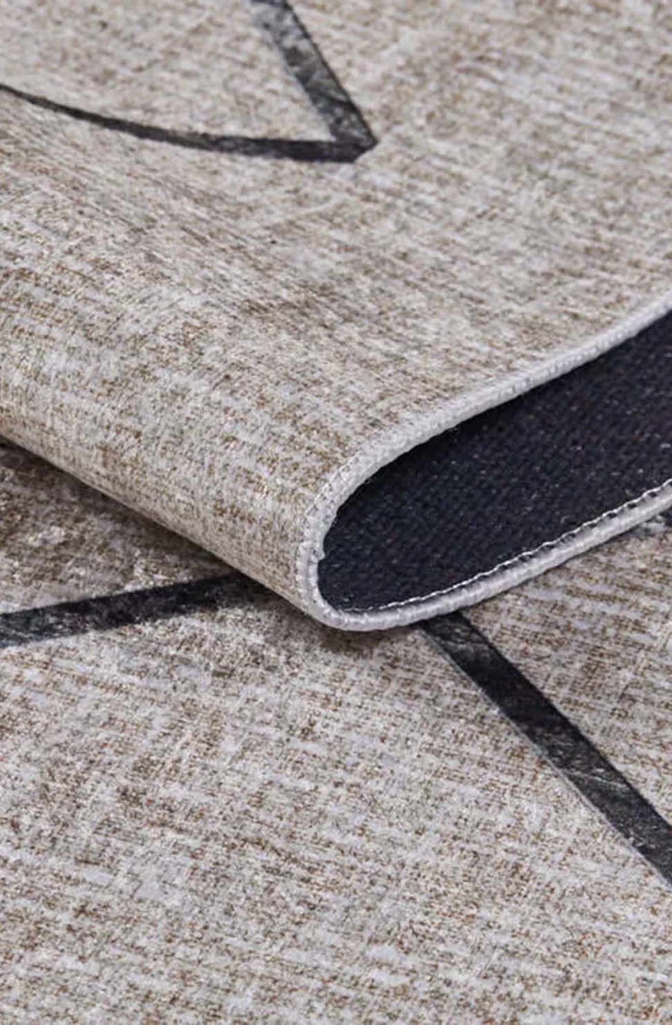 Lora Turkish Boho Beige Geometric Rug