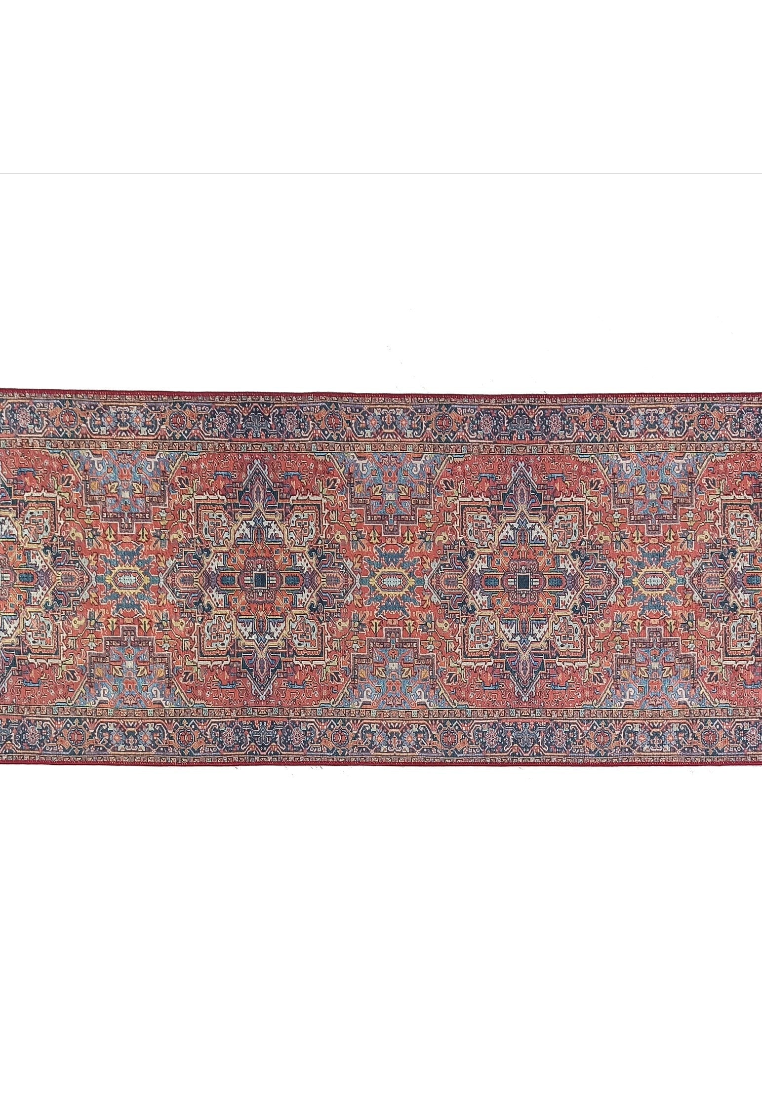 Pawla Turkish Vintage Heriz Red Rug