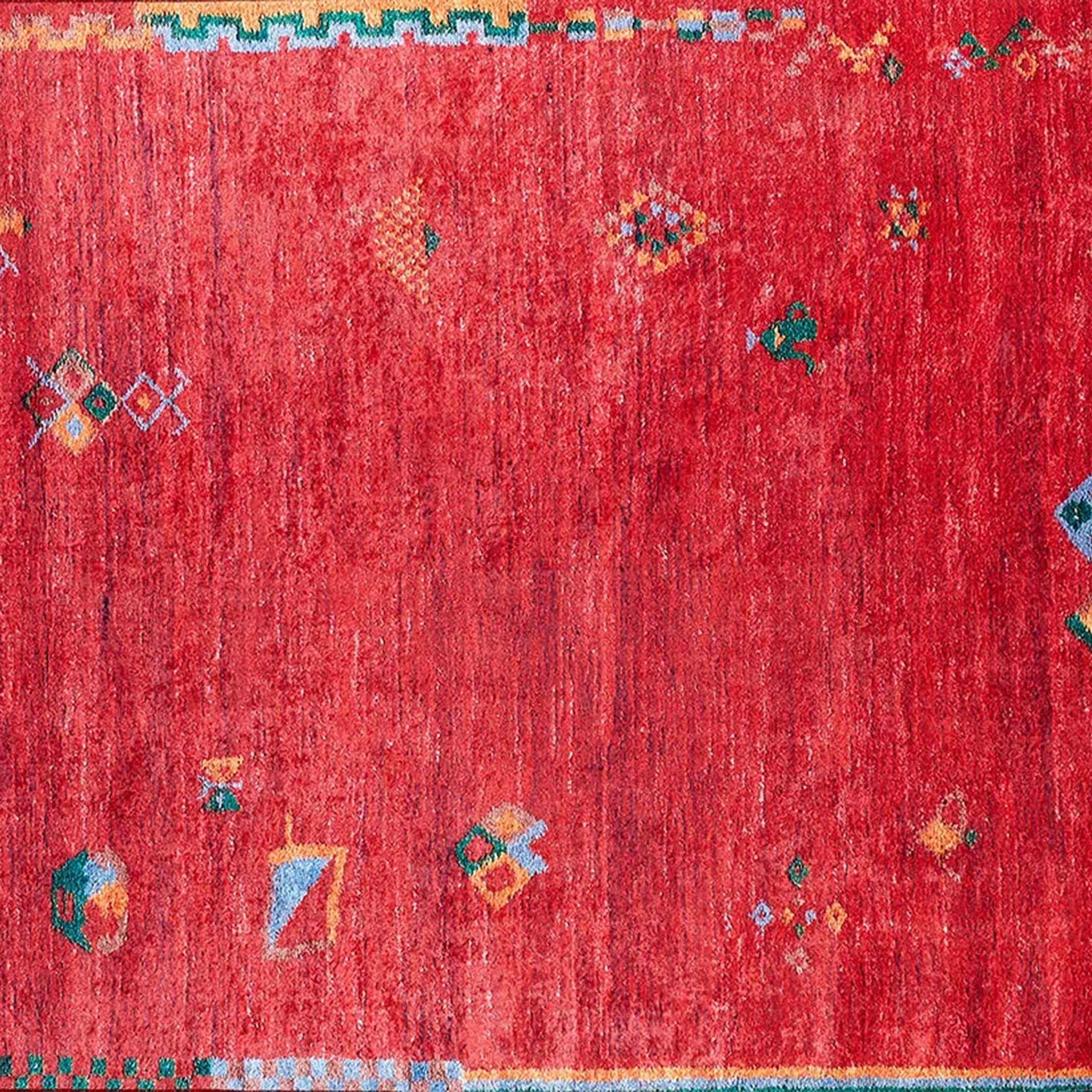 Loria Turkish Oushak Coral Red Rug