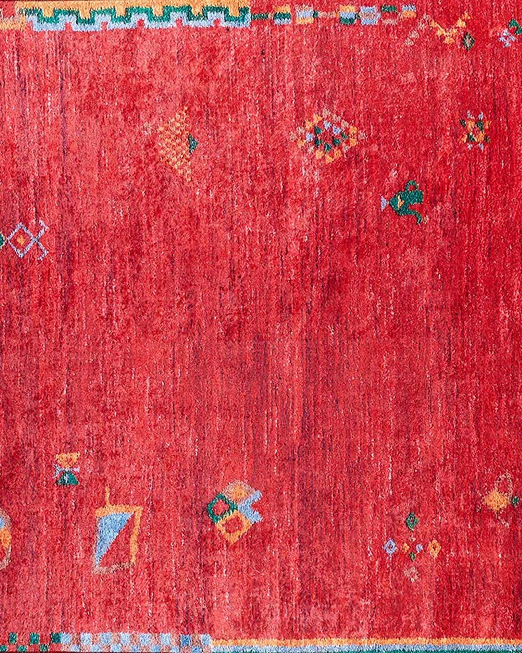 Loria Turkish Oushak Coral Red Rug