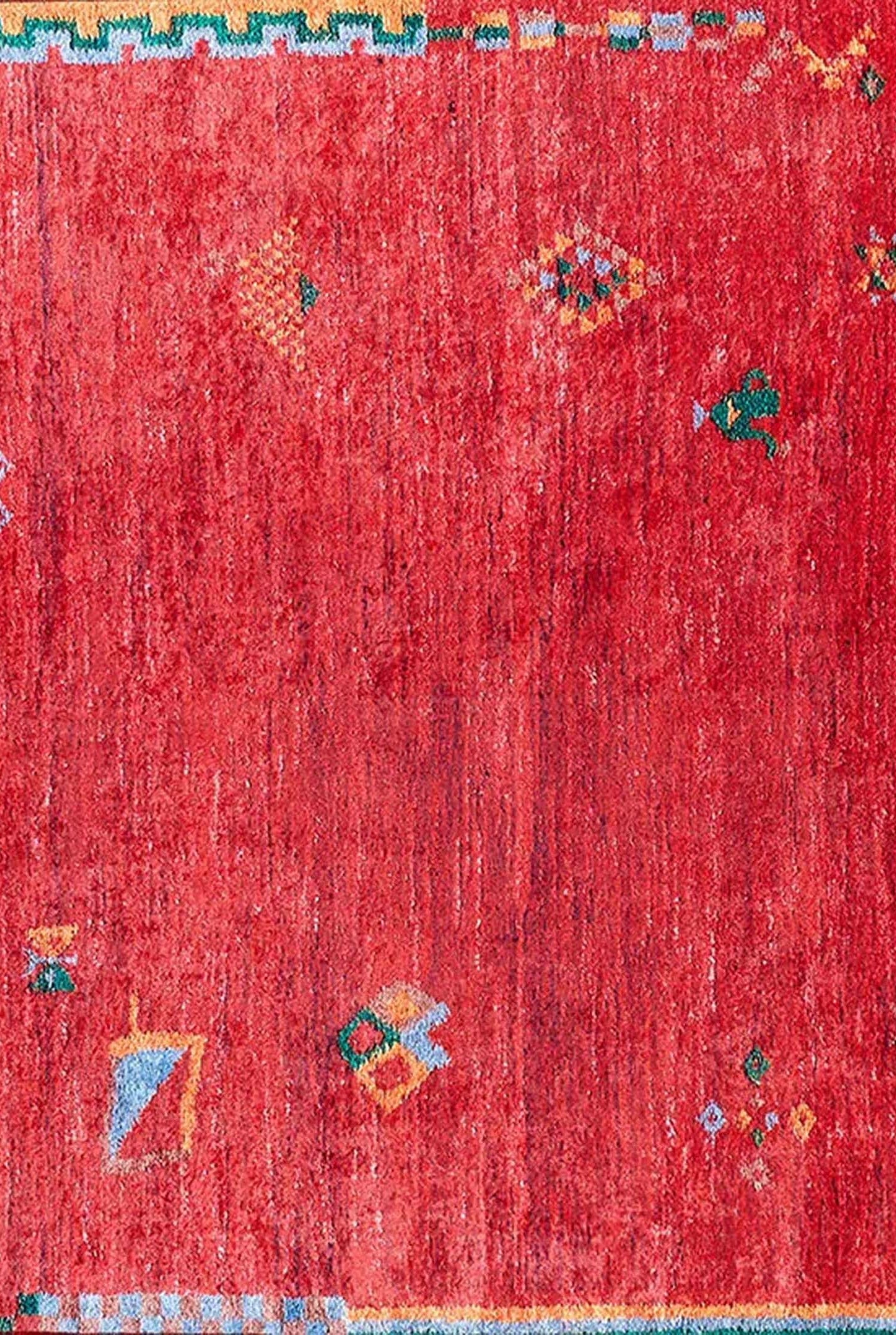 Loria Turkish Oushak Coral Red Rug