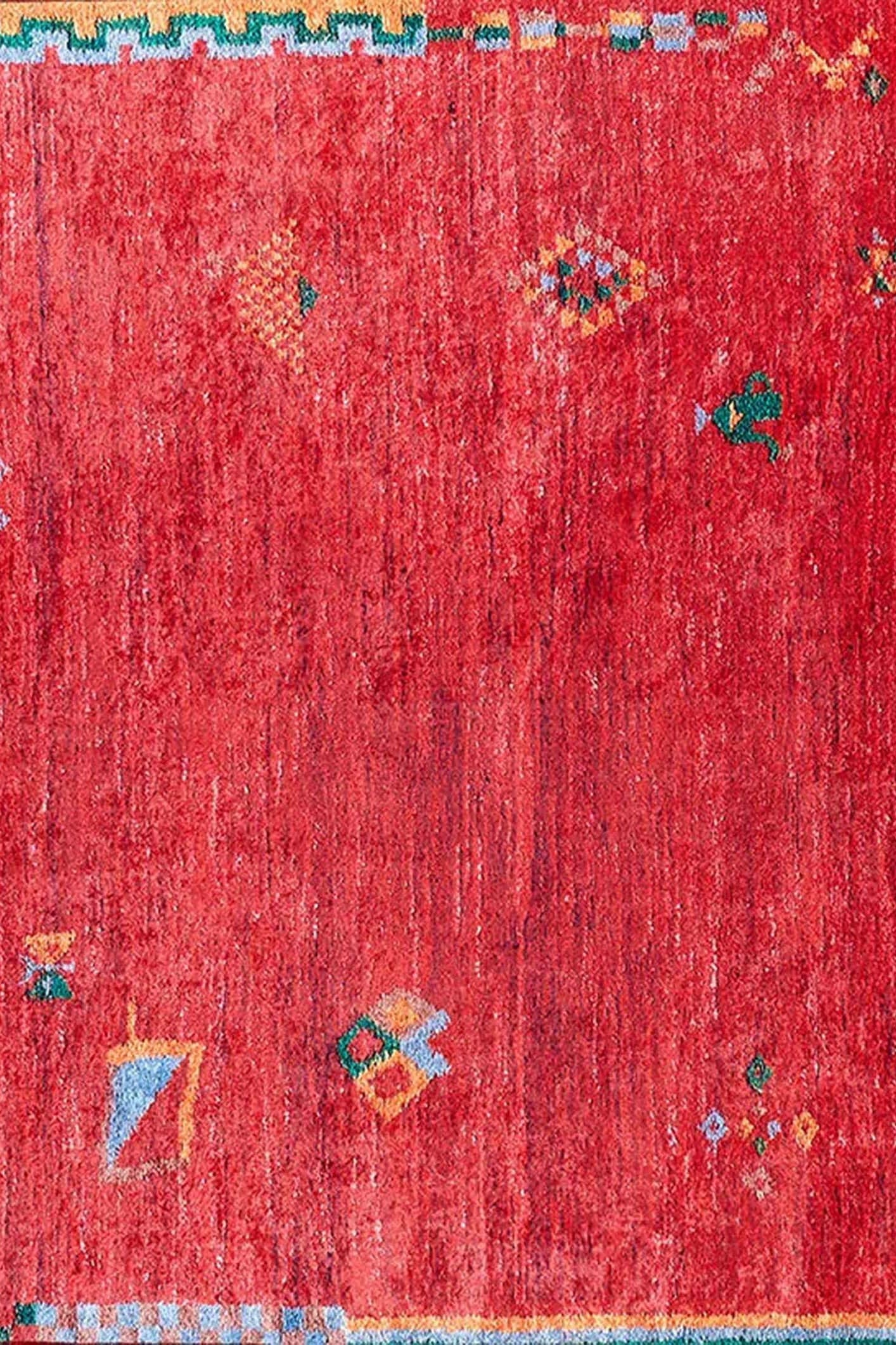 Loria Turkish Oushak Coral Red Rug