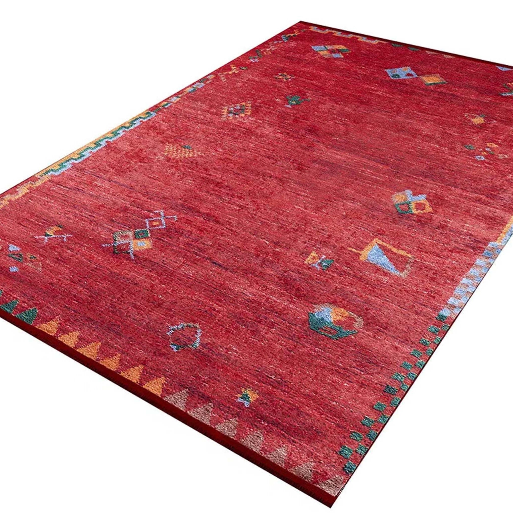 Loria Turkish Oushak Coral Red Rug