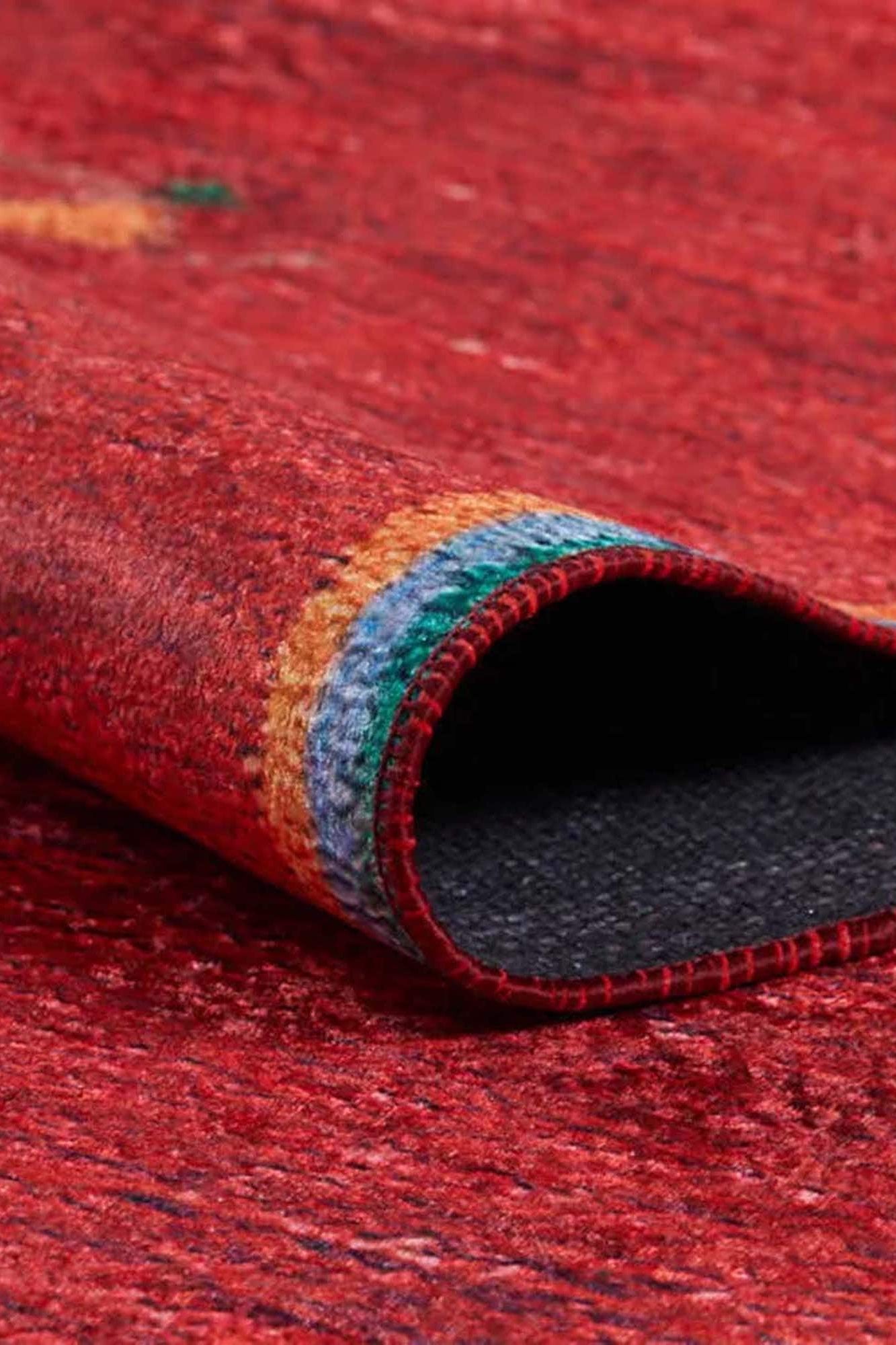 Loria Turkish Oushak Coral Red Rug