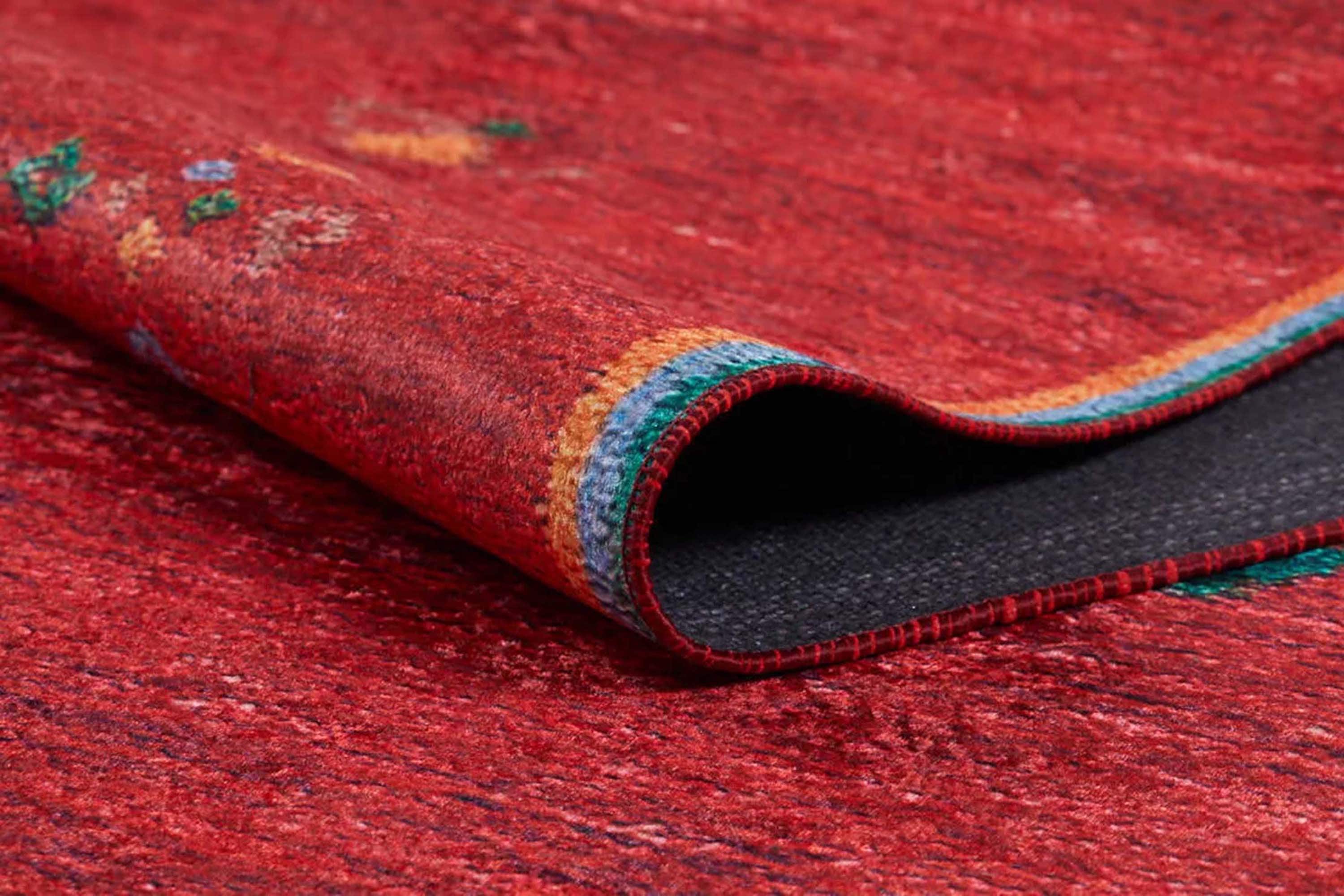 Loria Turkish Oushak Coral Red Rug