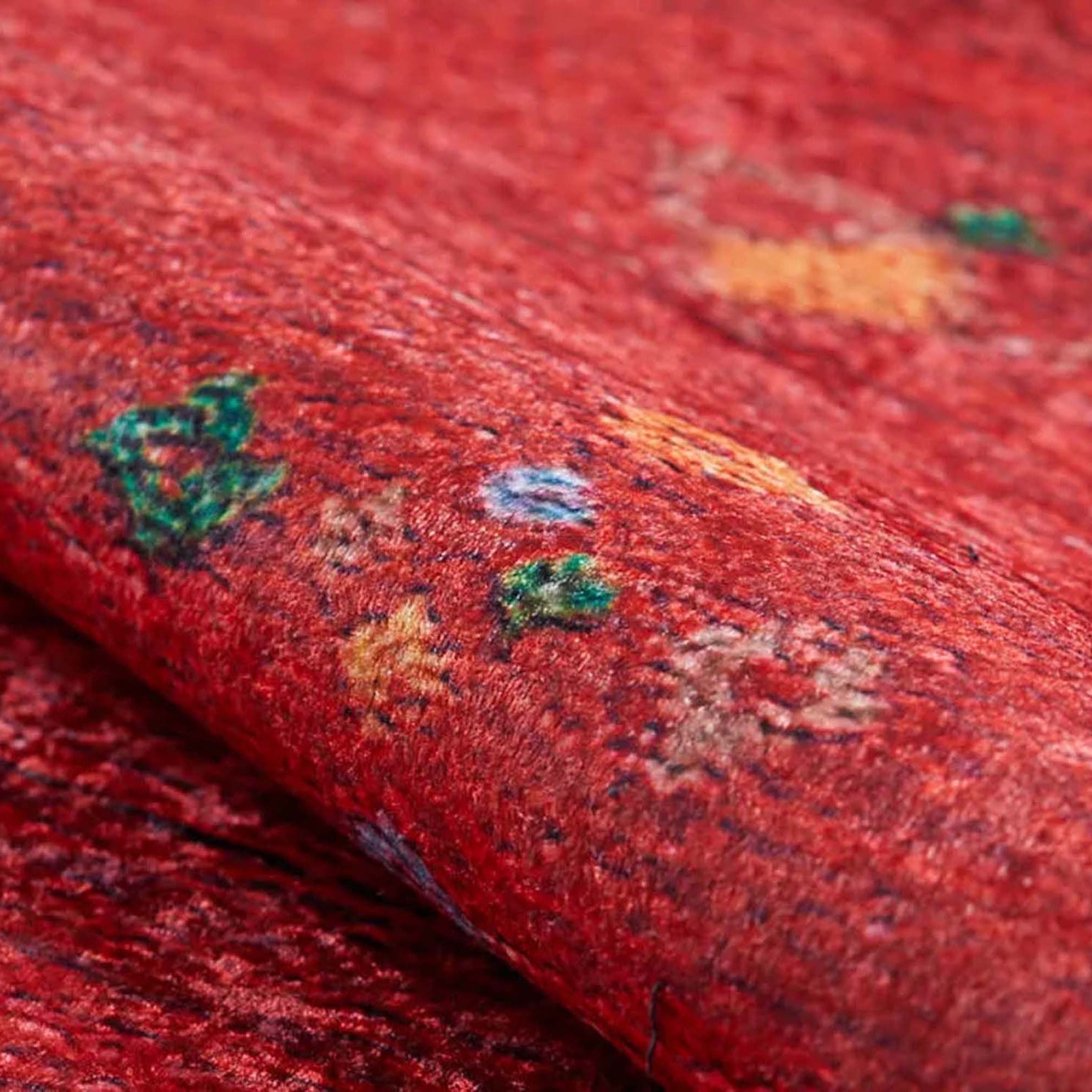 Loria Turkish Oushak Coral Red Rug