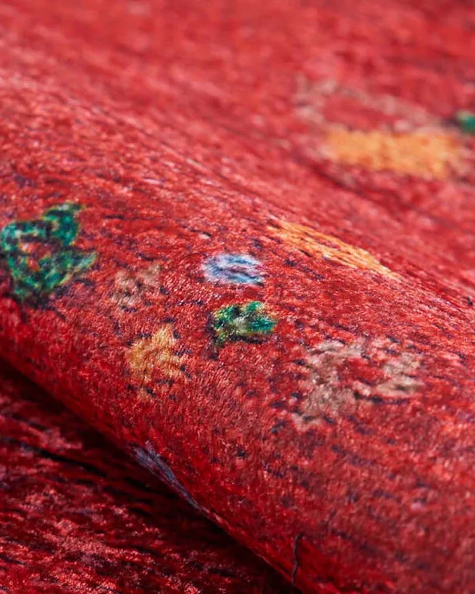 Loria Turkish Oushak Coral Red Rug