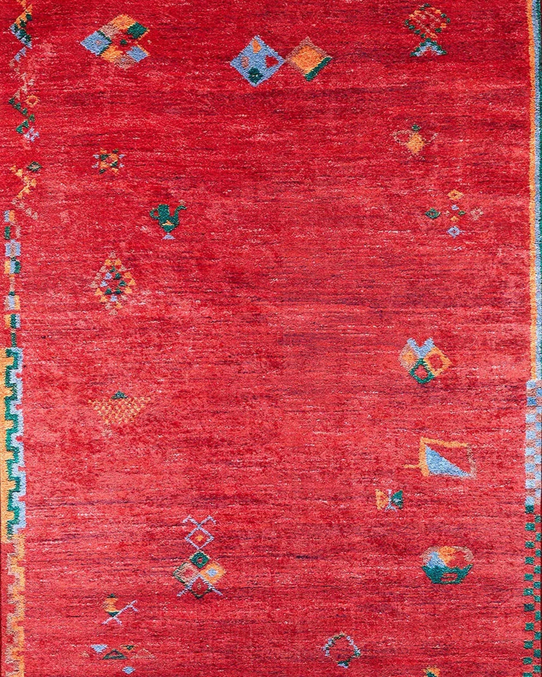 Loria Turkish Oushak Coral Red Rug