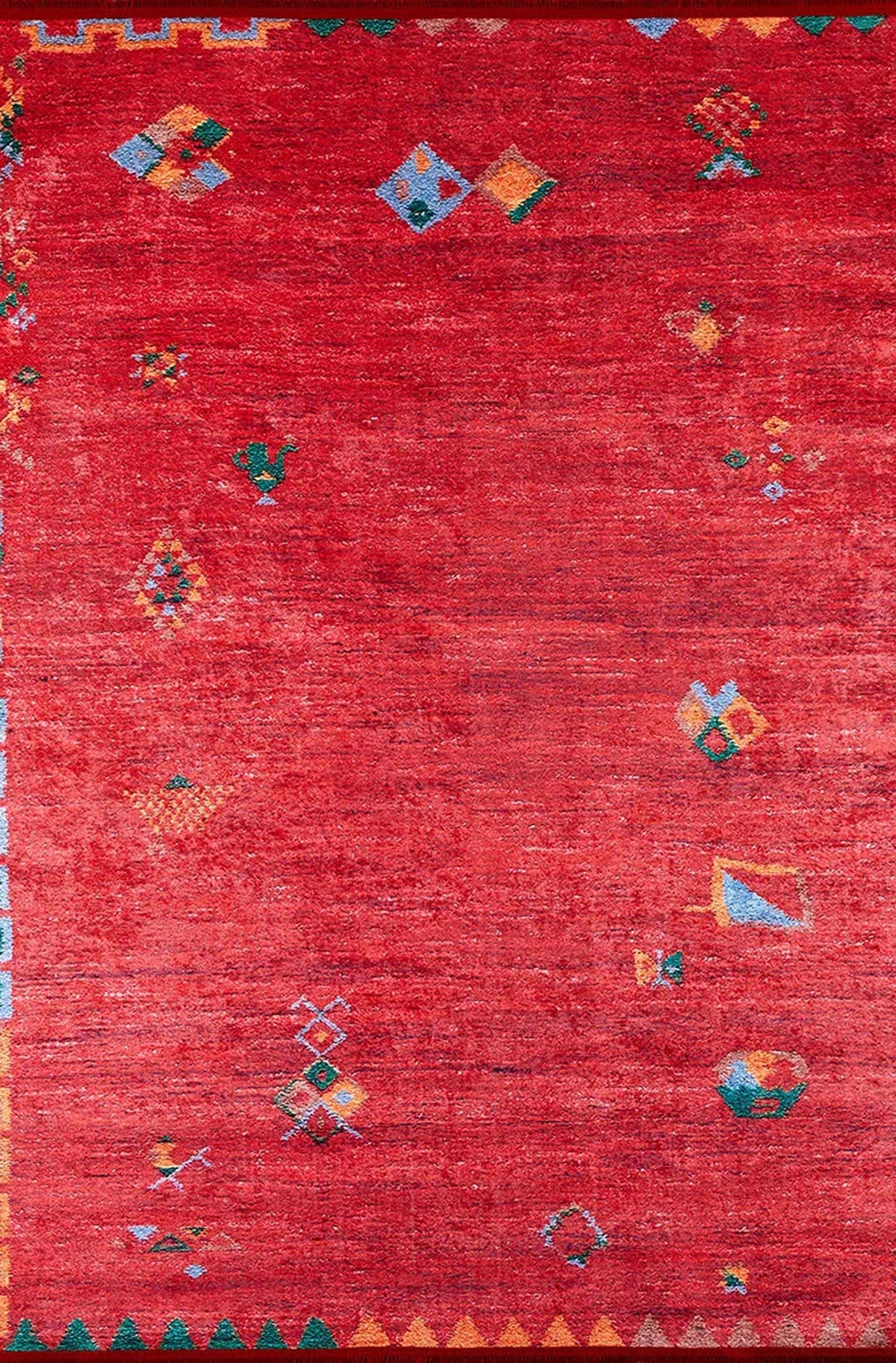Loria Turkish Oushak Coral Red Rug