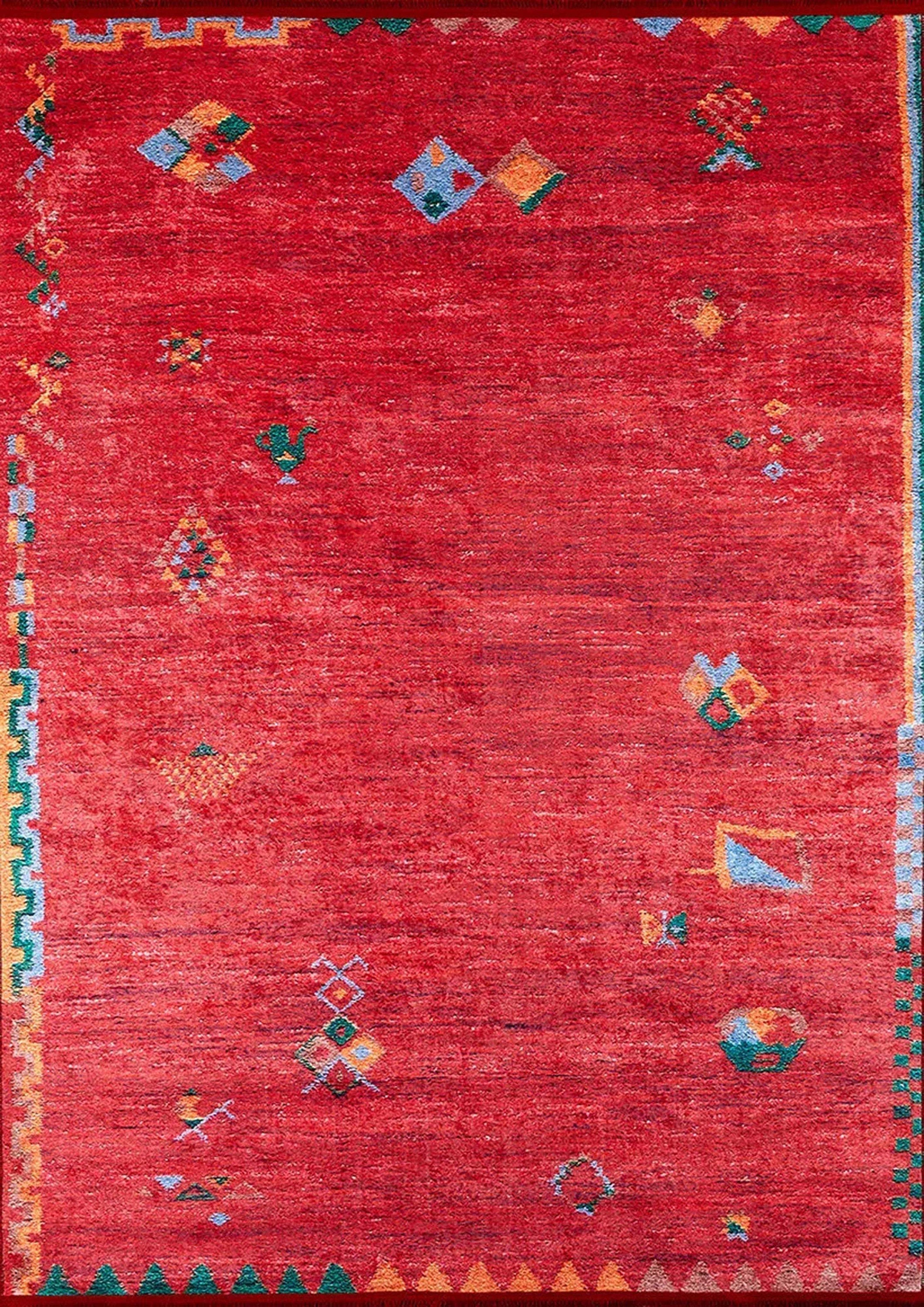 Loria Turkish Oushak Coral Red Rug