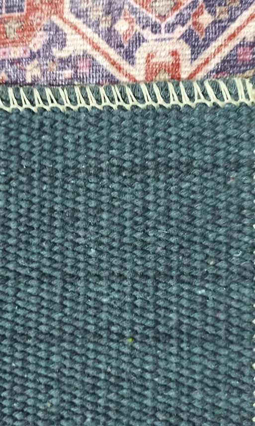 Lory Antique Red Blue Medallion Runner Rug