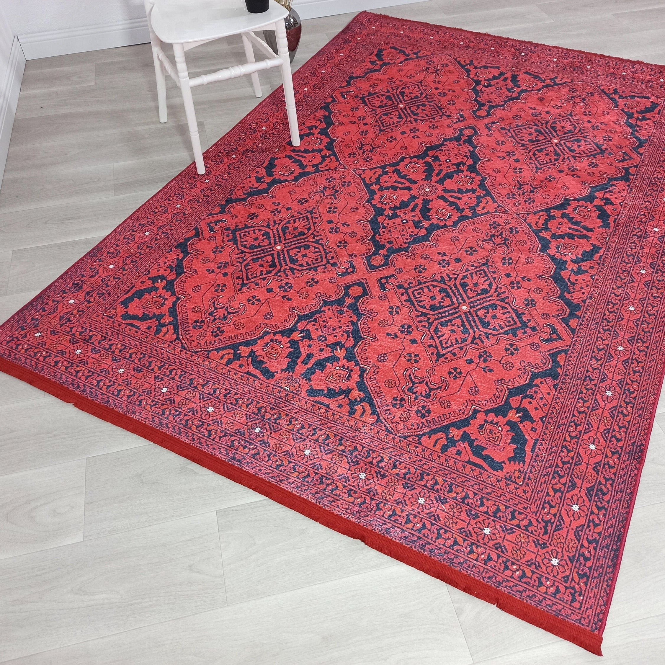 Lunya Turkish Red Oriental Rug