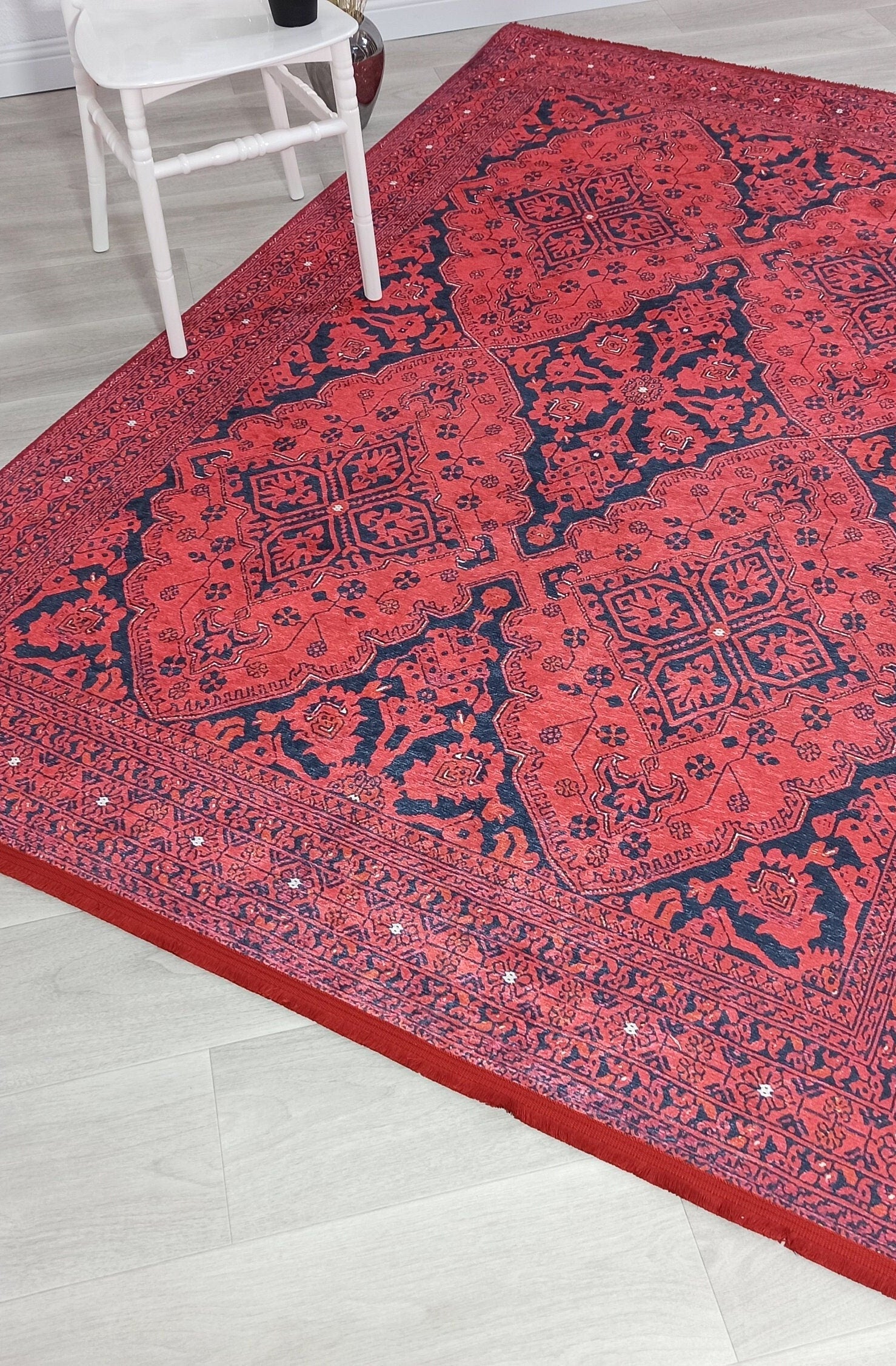 Lunya Turkish Red Oriental Rug