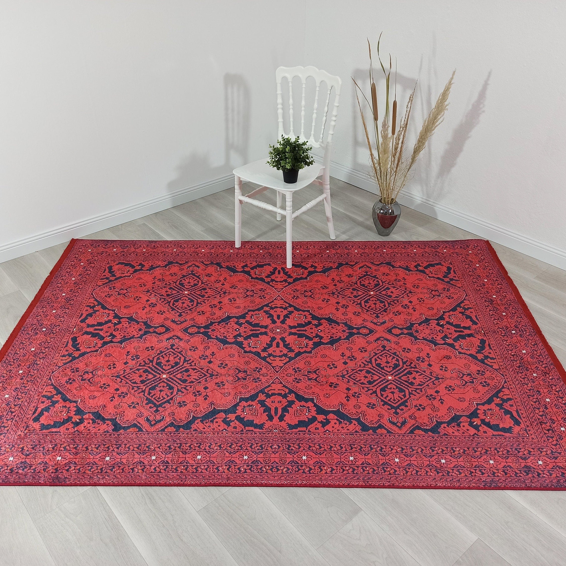 Lunya Turkish Red Oriental Rug