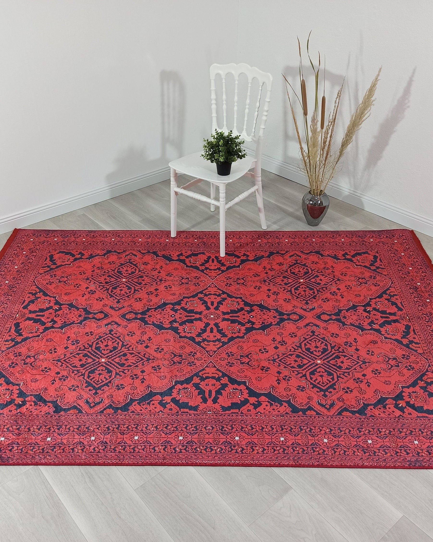 Lunya Turkish Red Oriental Rug