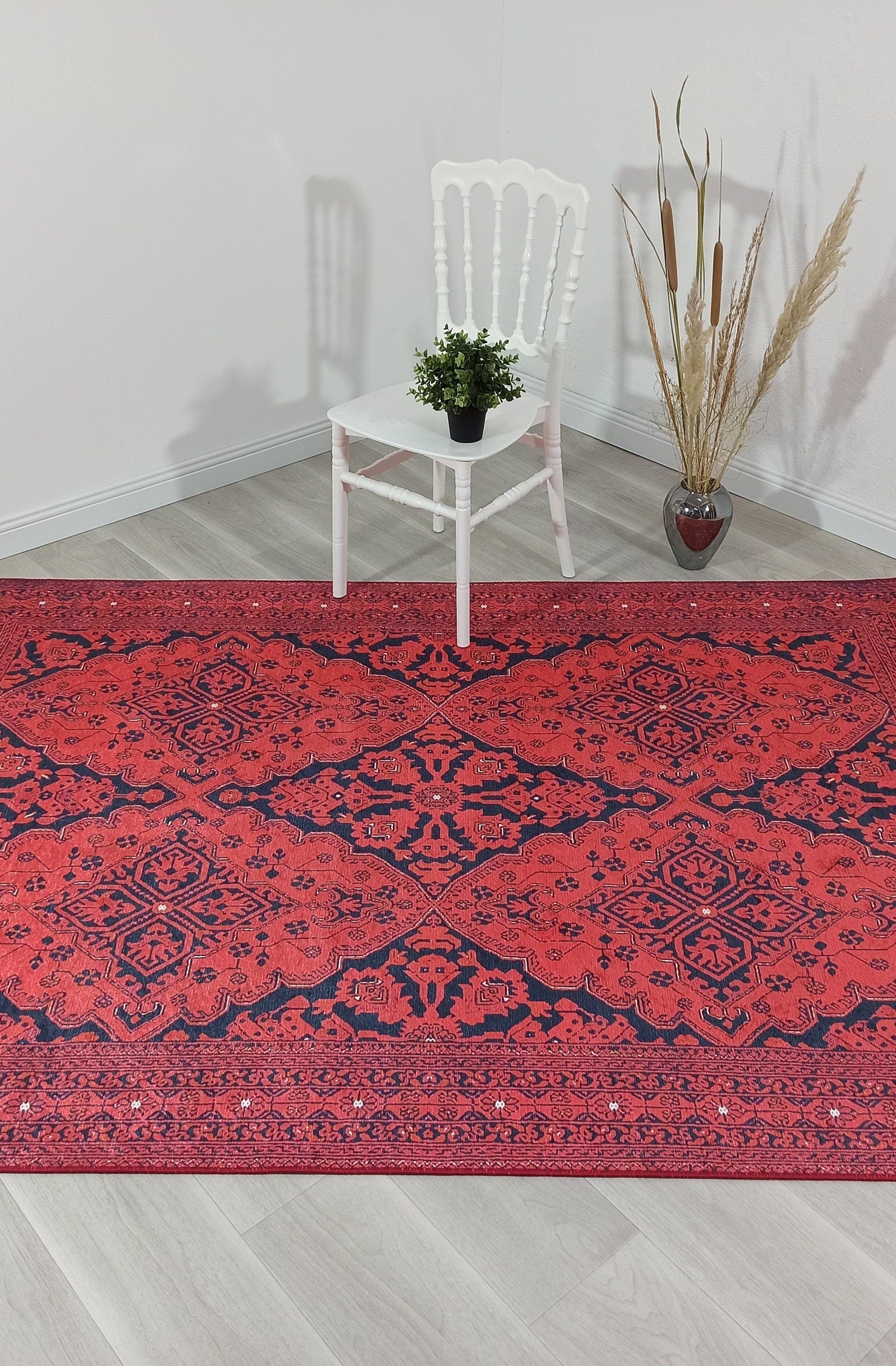 Lunya Turkish Red Oriental Rug