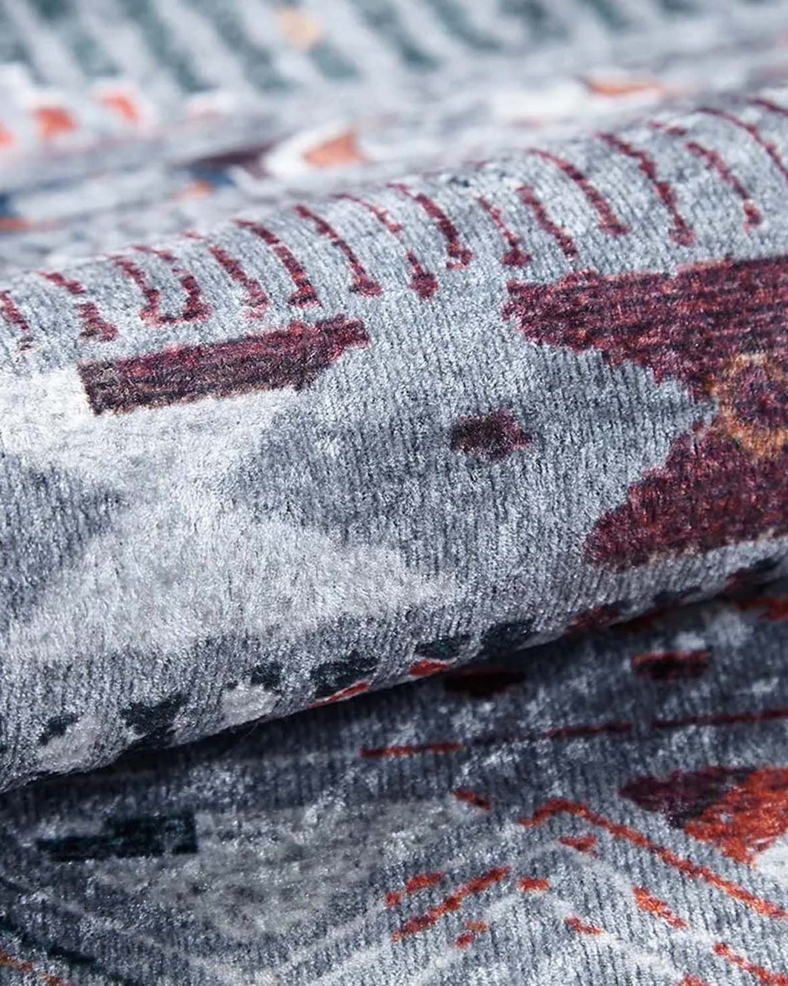 Lupa Turkish Kilim Gray Beige Rug