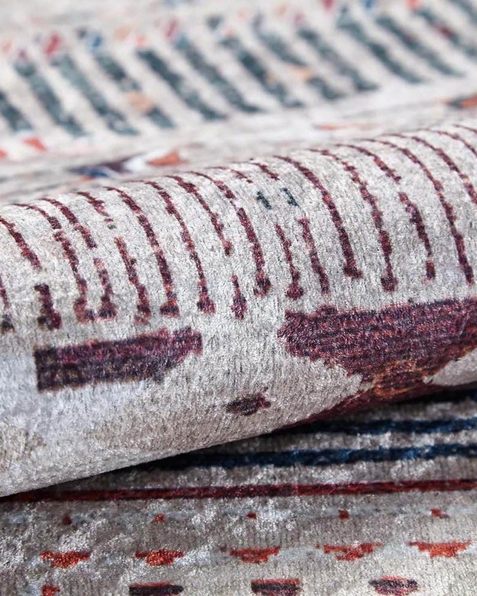 Lupa Turkish Kilim Gray Beige Rug