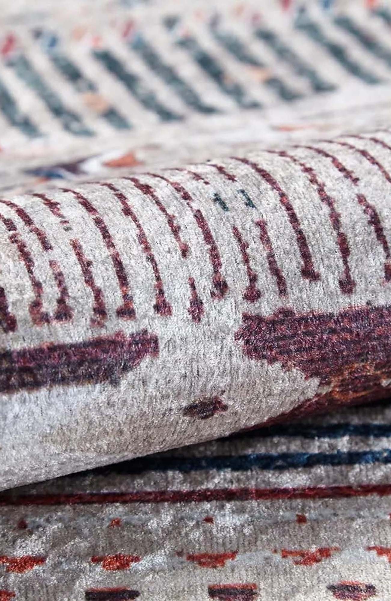 Lupa Turkish Kilim Gray Beige Rug