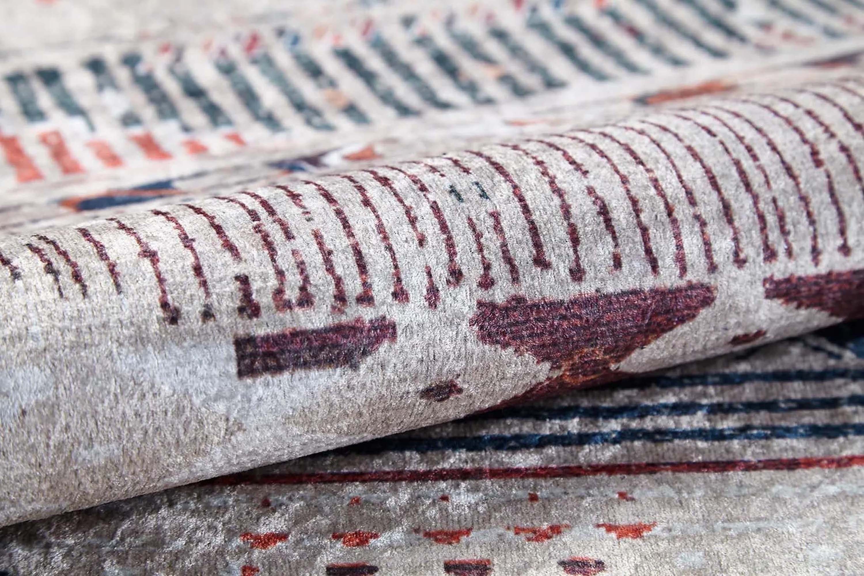 Lupa Turkish Kilim Gray Beige Rug