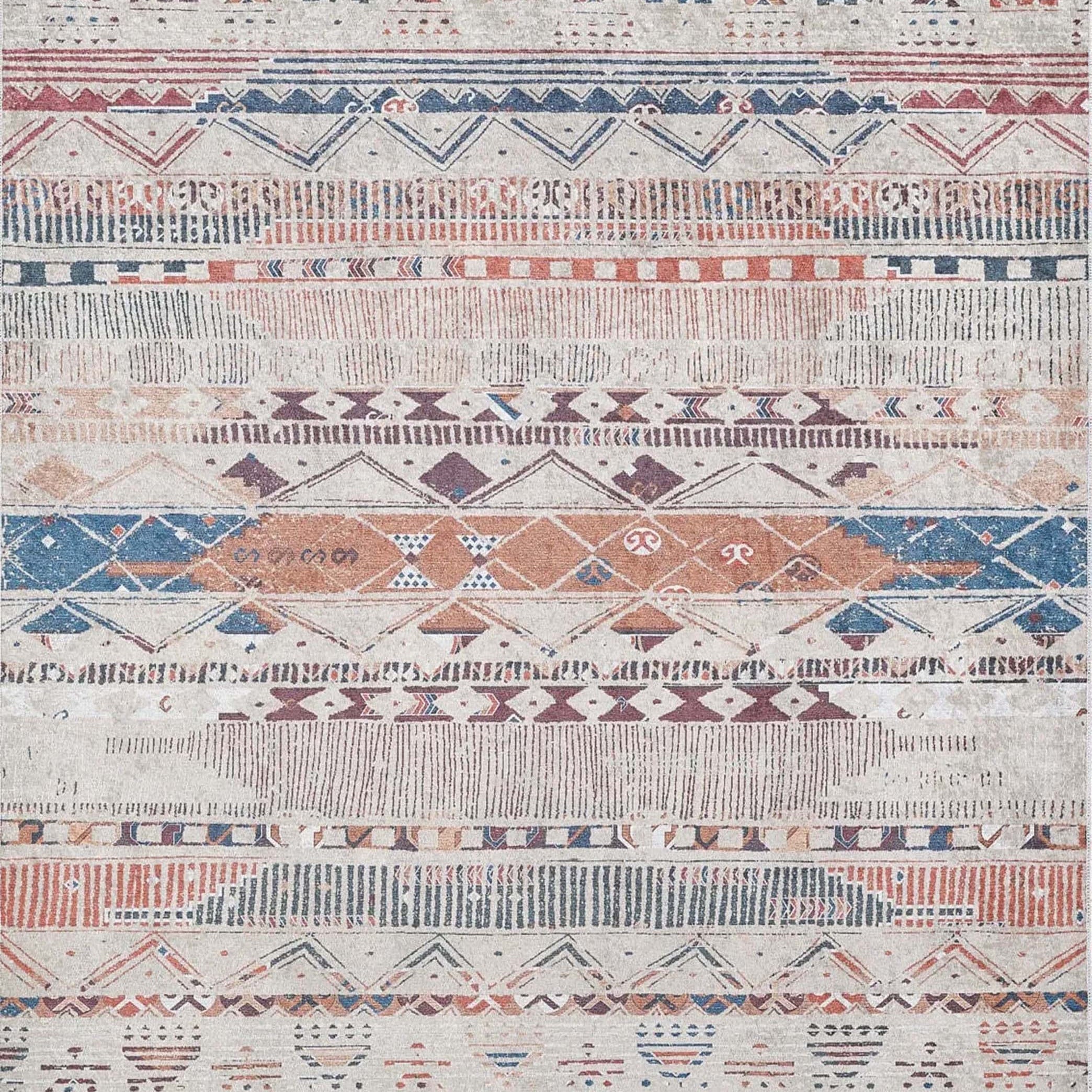 Lupa Turkish Kilim Gray Beige Rug