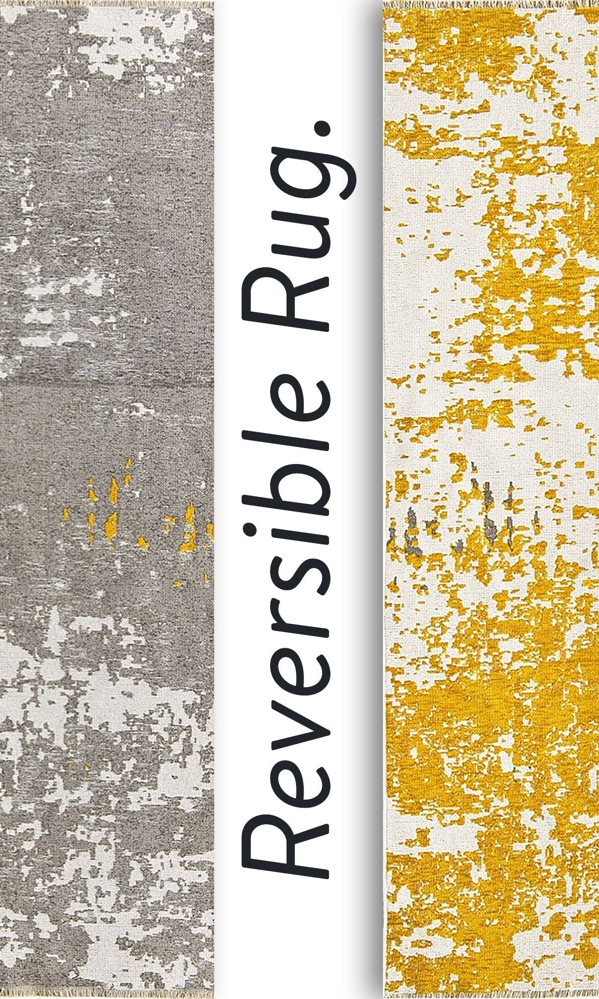 Maka Runner Abstract Kilim Gray Yellow Runner