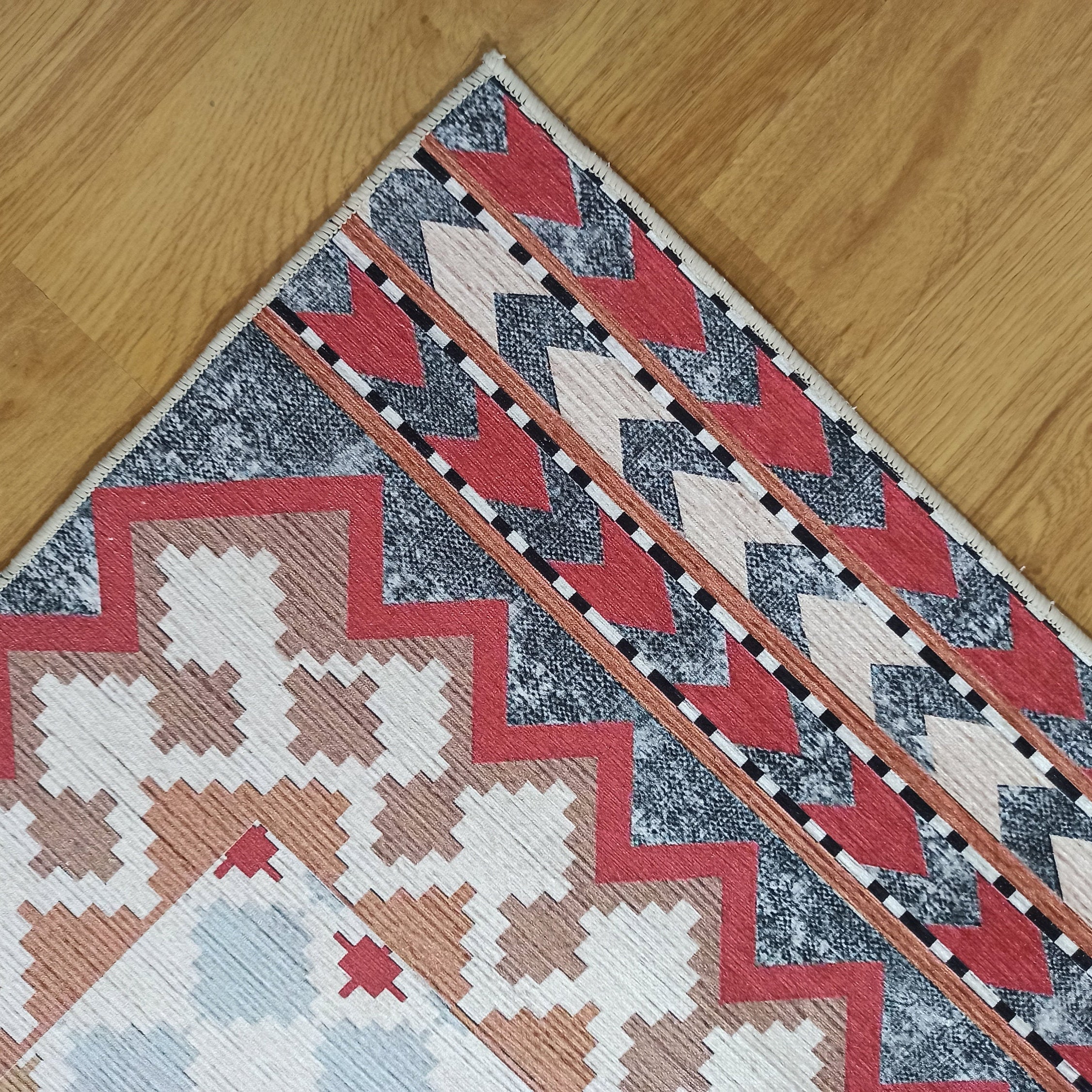 Manya Rug Kilim Flatweave Colorful Rug