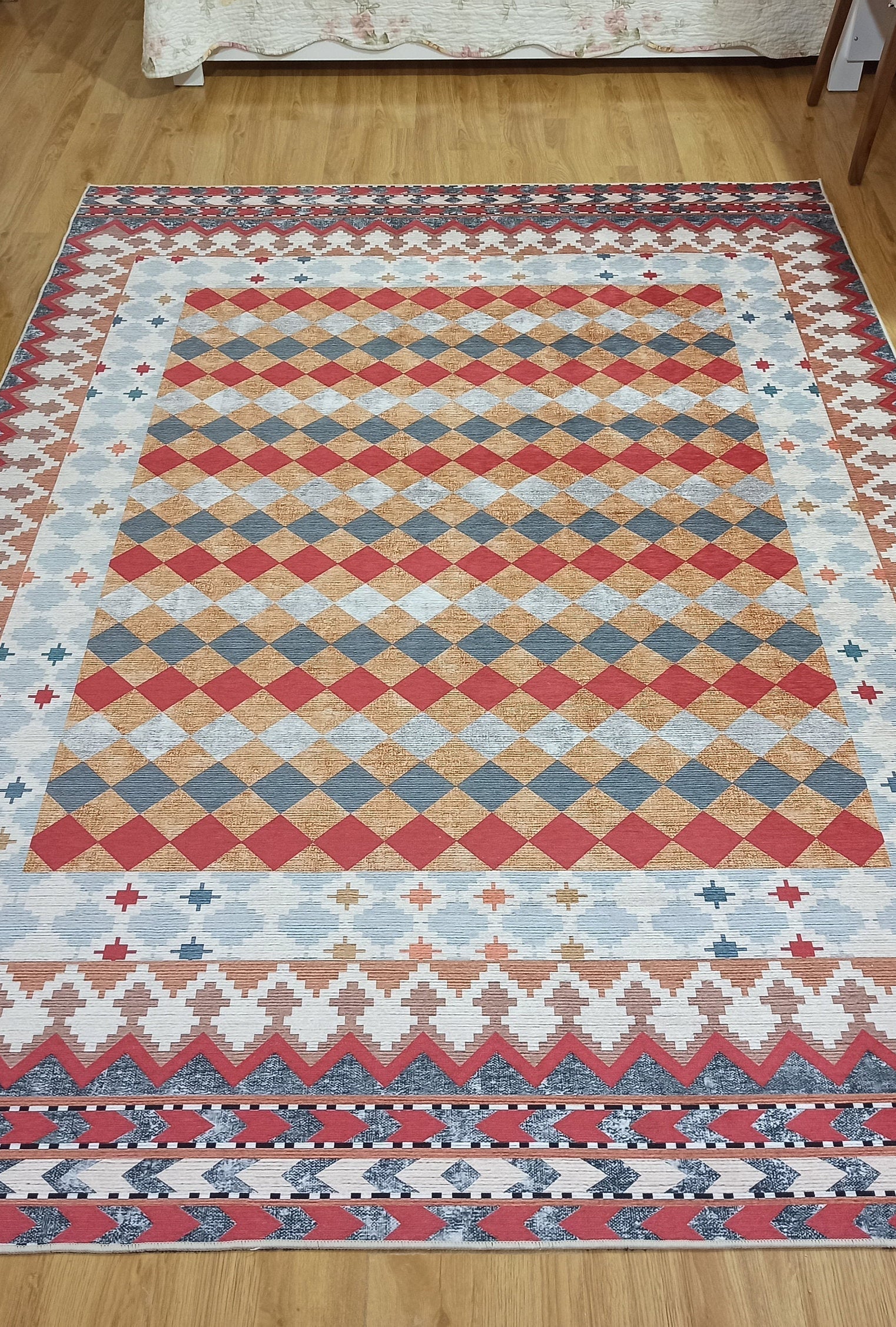 Manya Rug Kilim Flatweave Colorful Rug