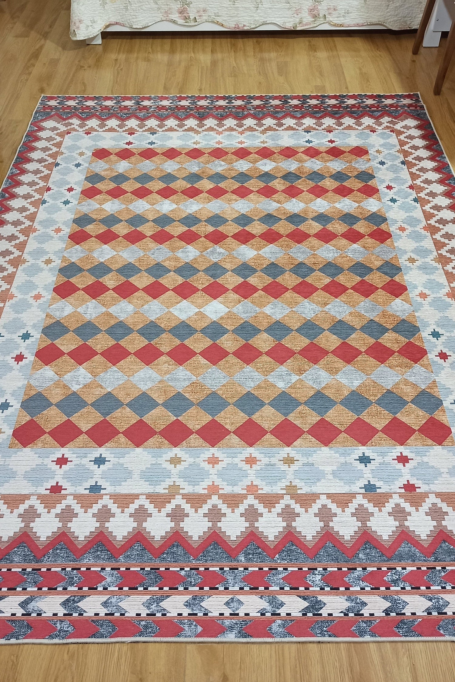 Manya Rug Kilim Flatweave Colorful Rug