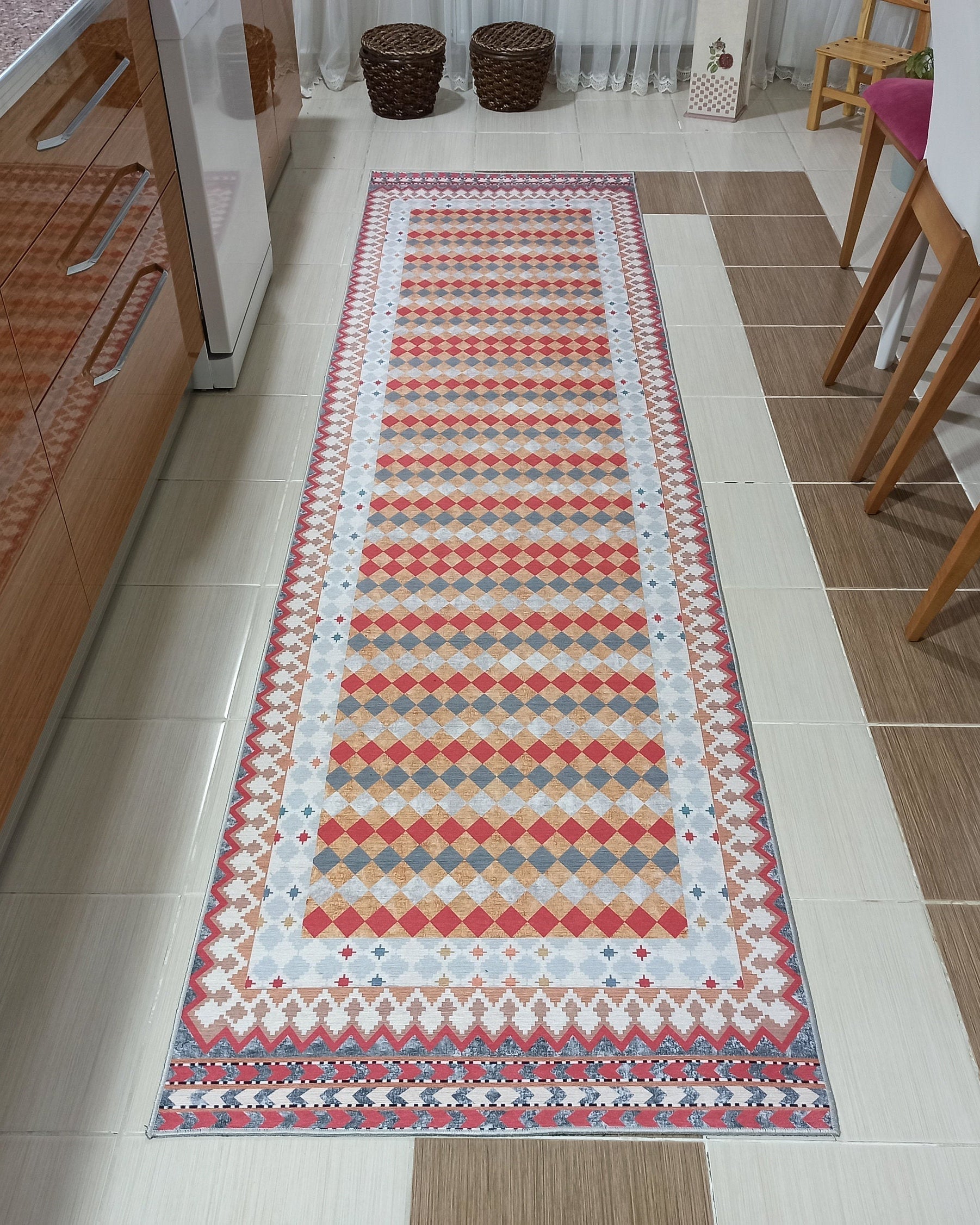 Manya Rug Kilim Flatweave Colorful Rug