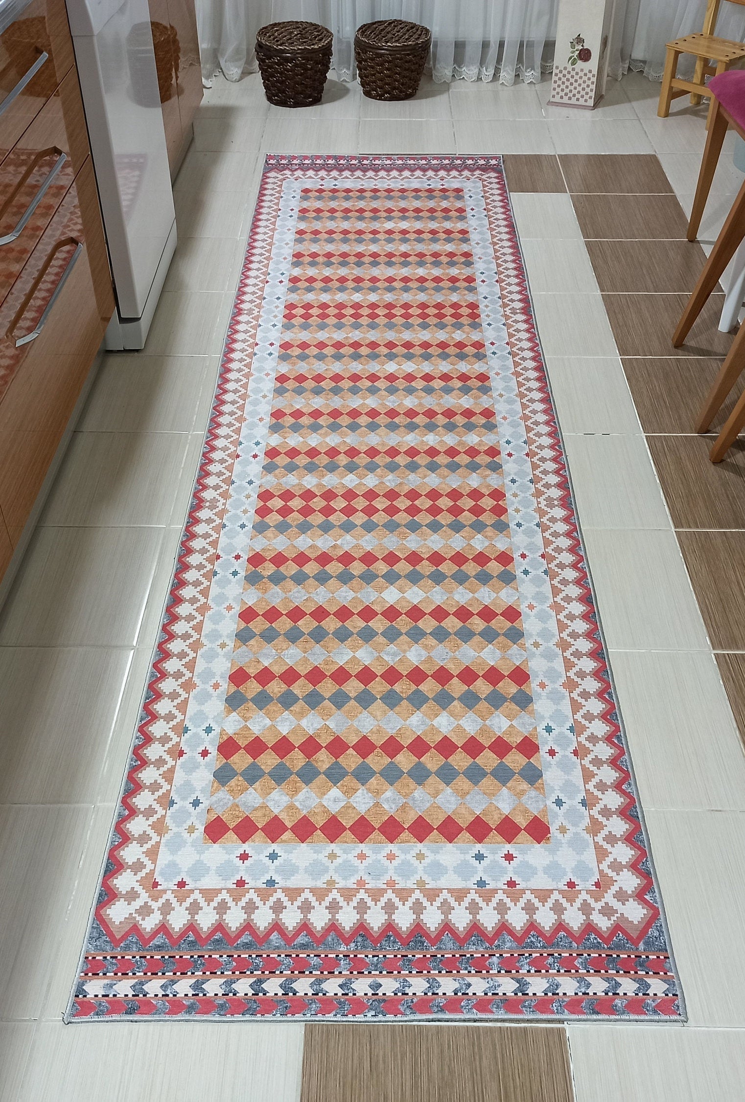 Manya Rug Kilim Flatweave Colorful Rug