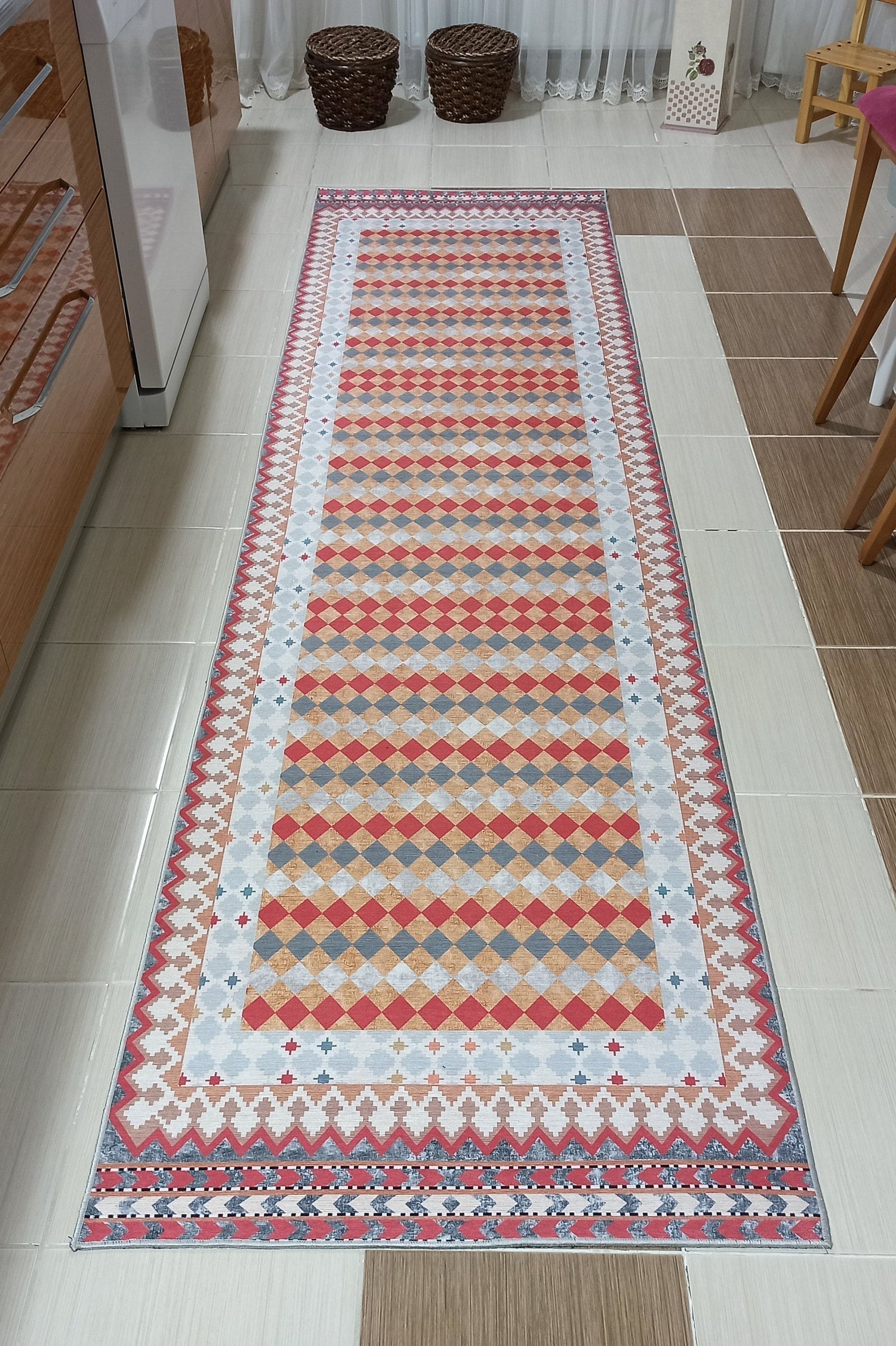 Manya Rug Kilim Flatweave Colorful Rug