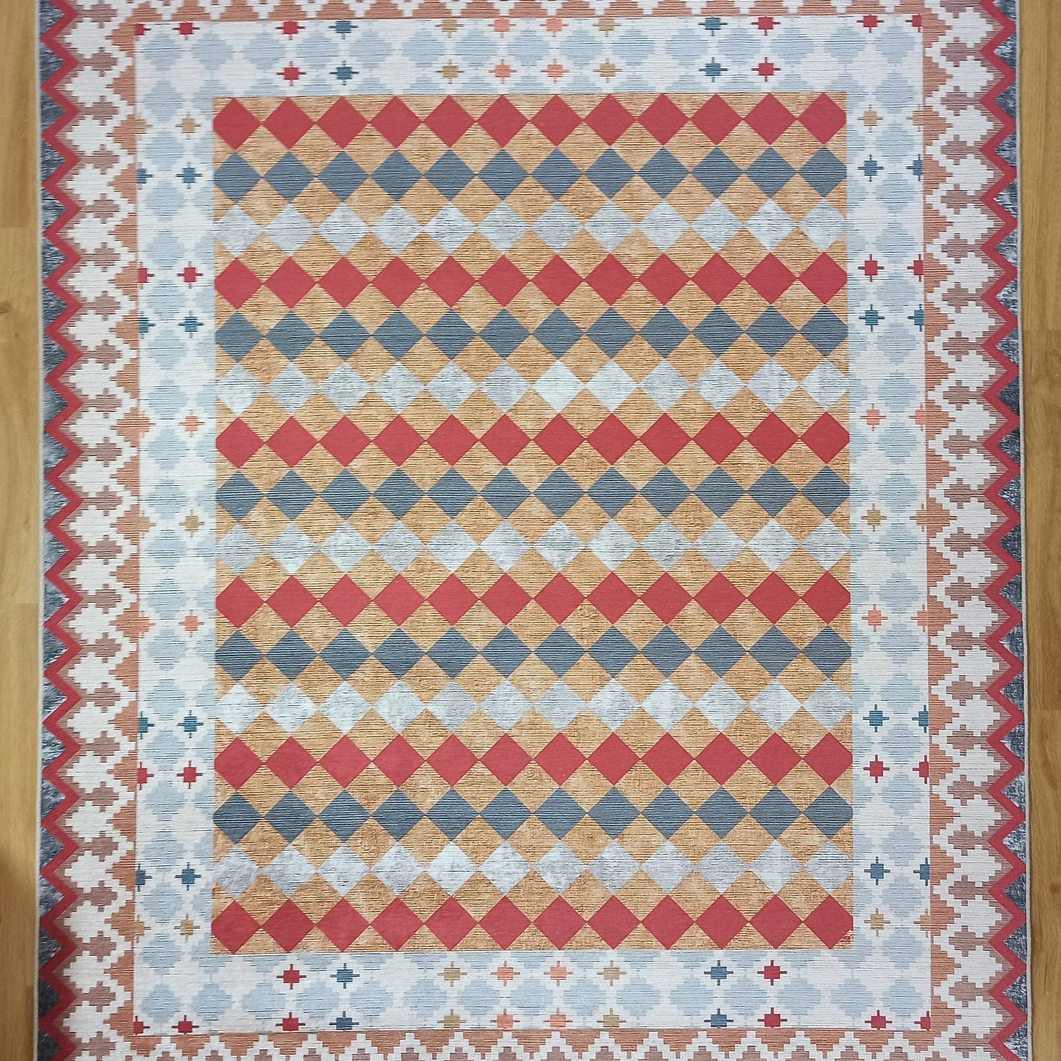 Manya Rug Kilim Flatweave Colorful Rug