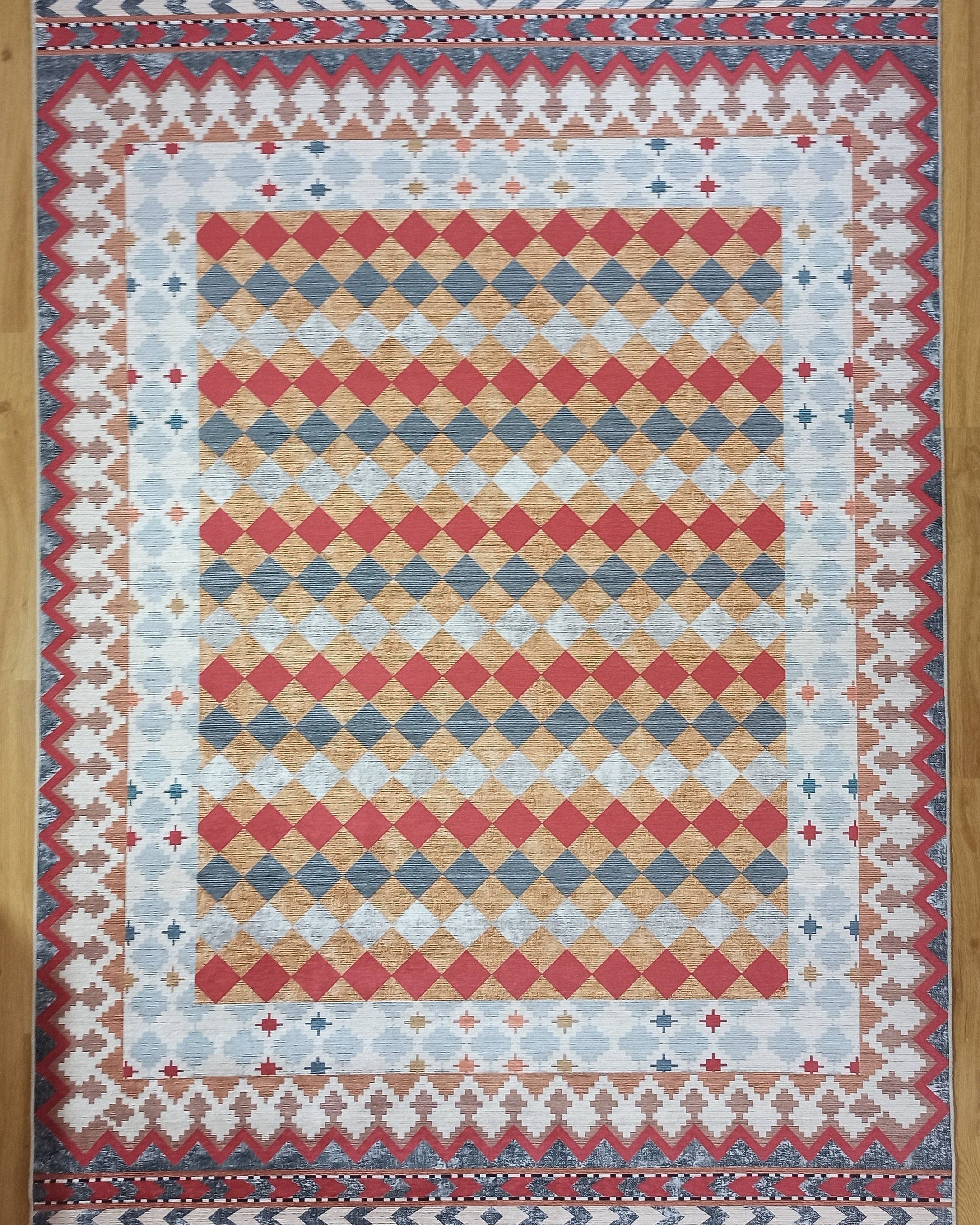 Manya Rug Kilim Flatweave Colorful Rug