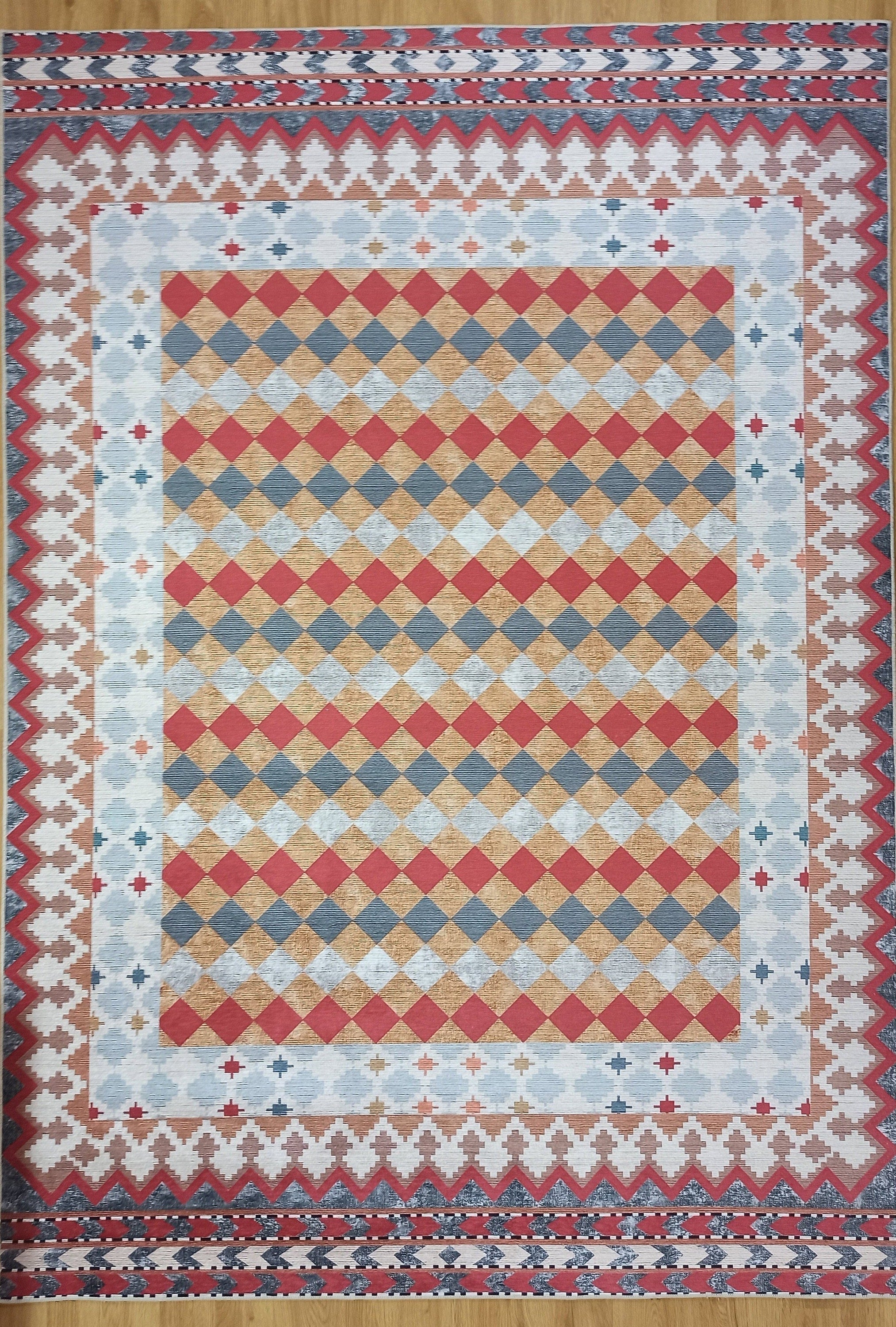 Manya Rug Kilim Flatweave Colorful Rug