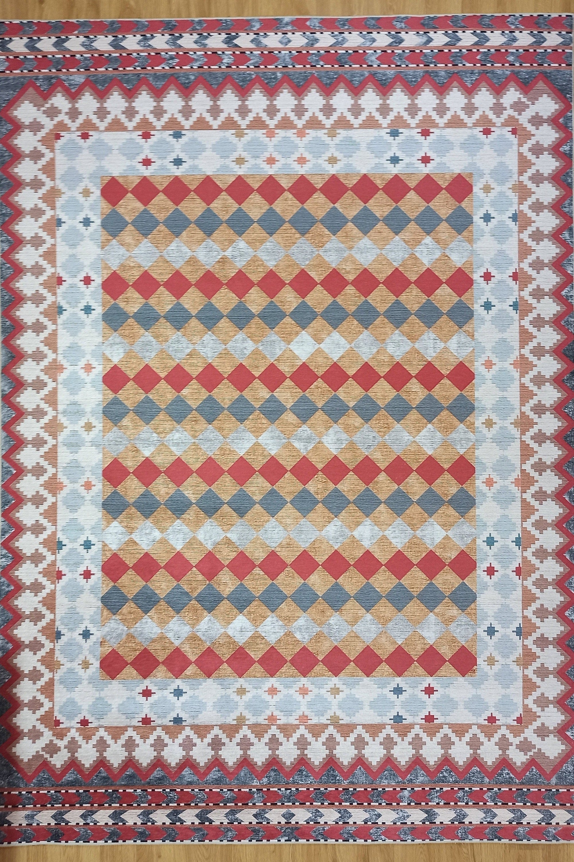 Manya Rug Kilim Flatweave Colorful Rug