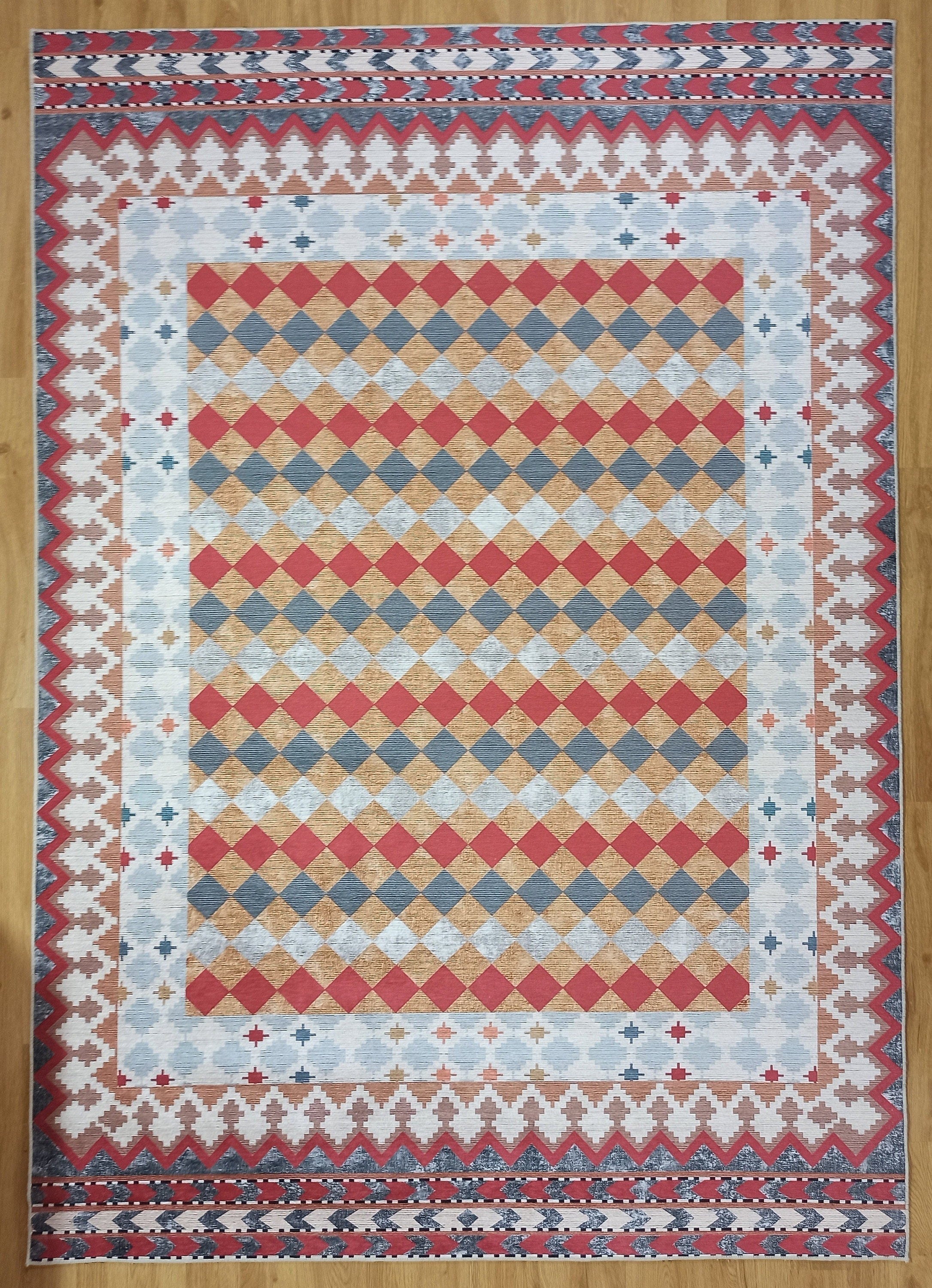 Manya Rug Kilim Flatweave Colorful Rug