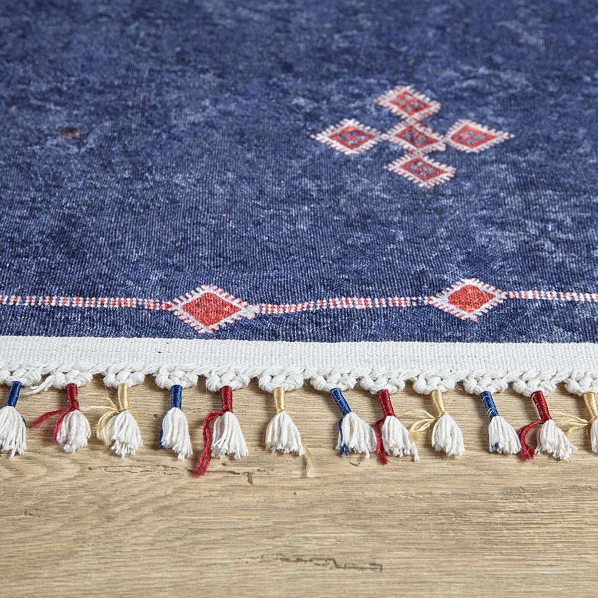 Marta Turkish Navy Blue Kilim Rug