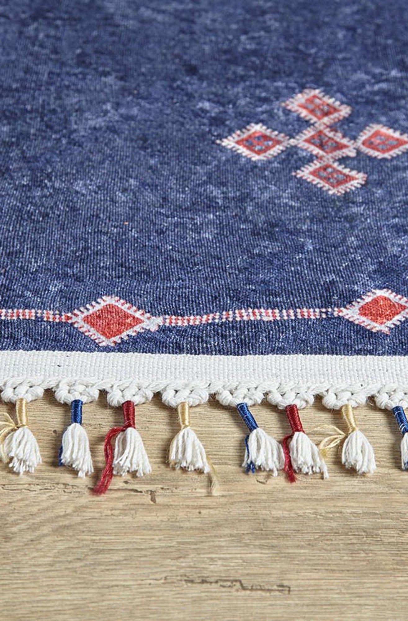 Marta Turkish Navy Blue Kilim Rug
