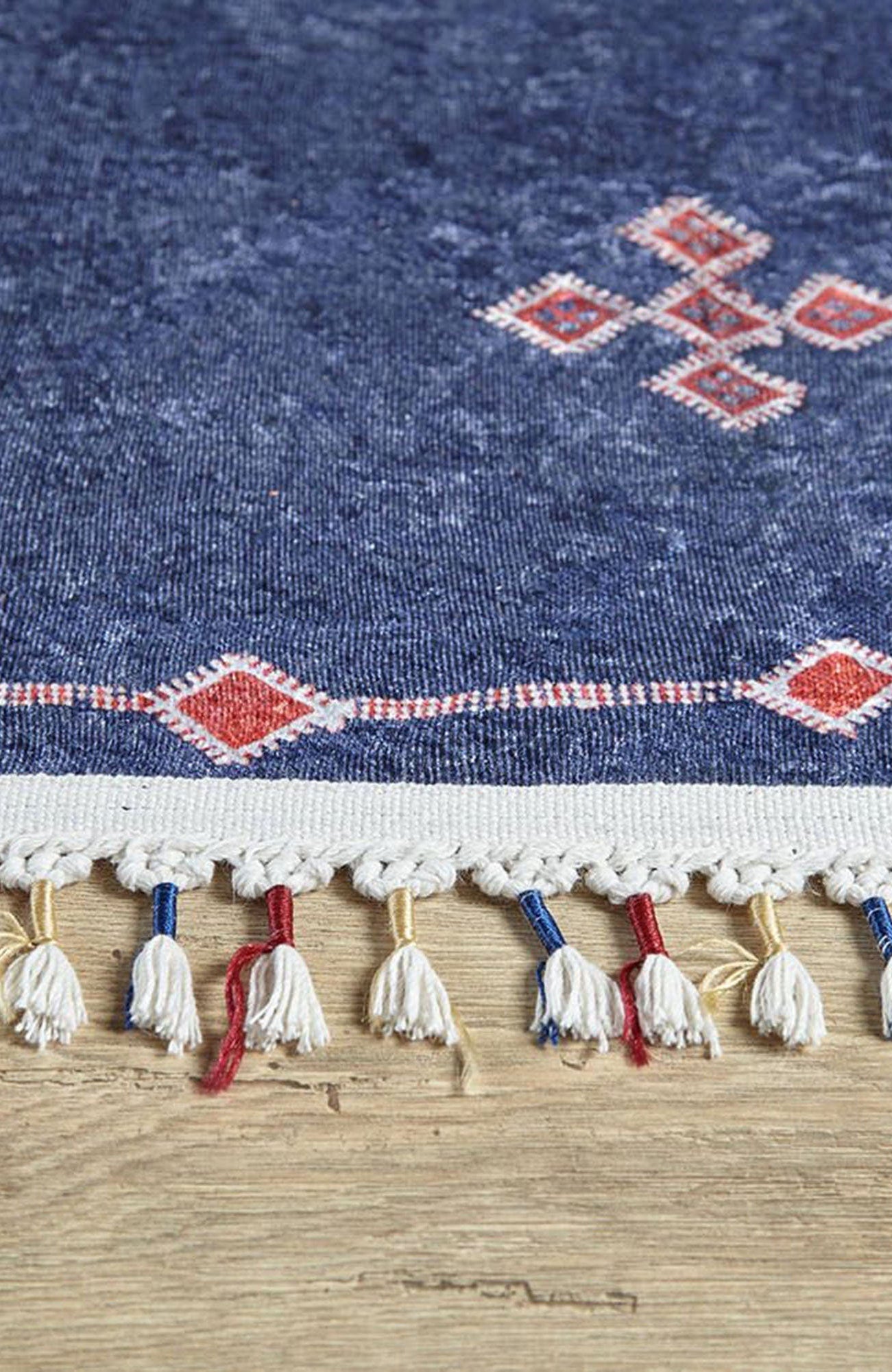 Marta Turkish Navy Blue Kilim Rug