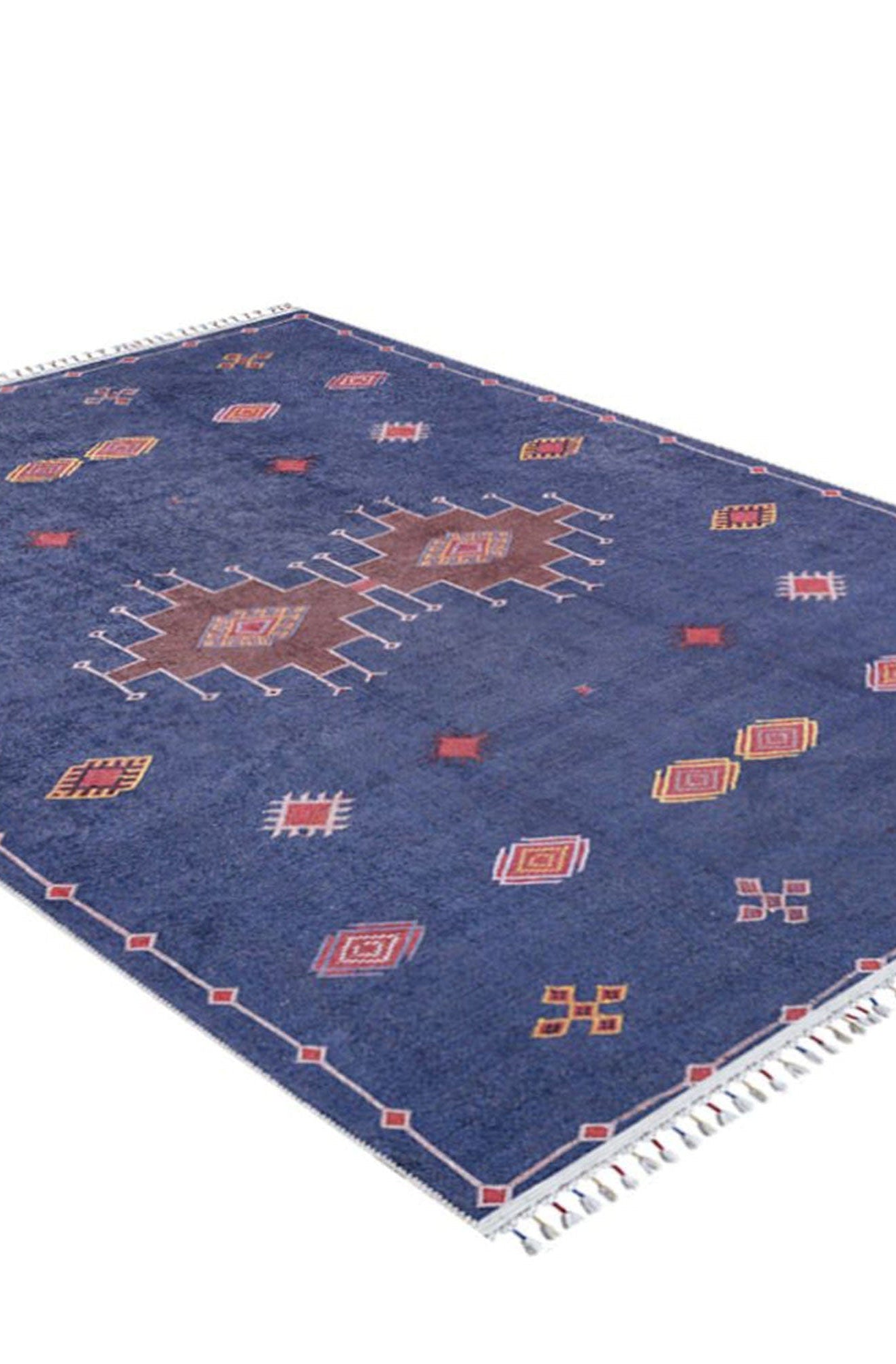 Marta Turkish Navy Blue Kilim Rug
