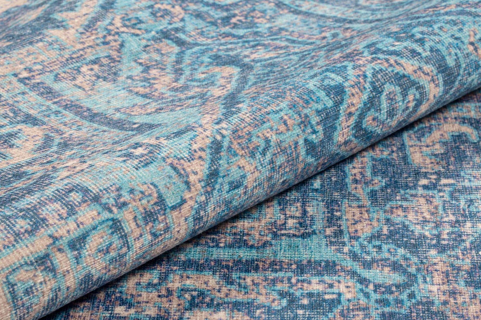 Mavera Blue & Faded Turquoise Persian Rug