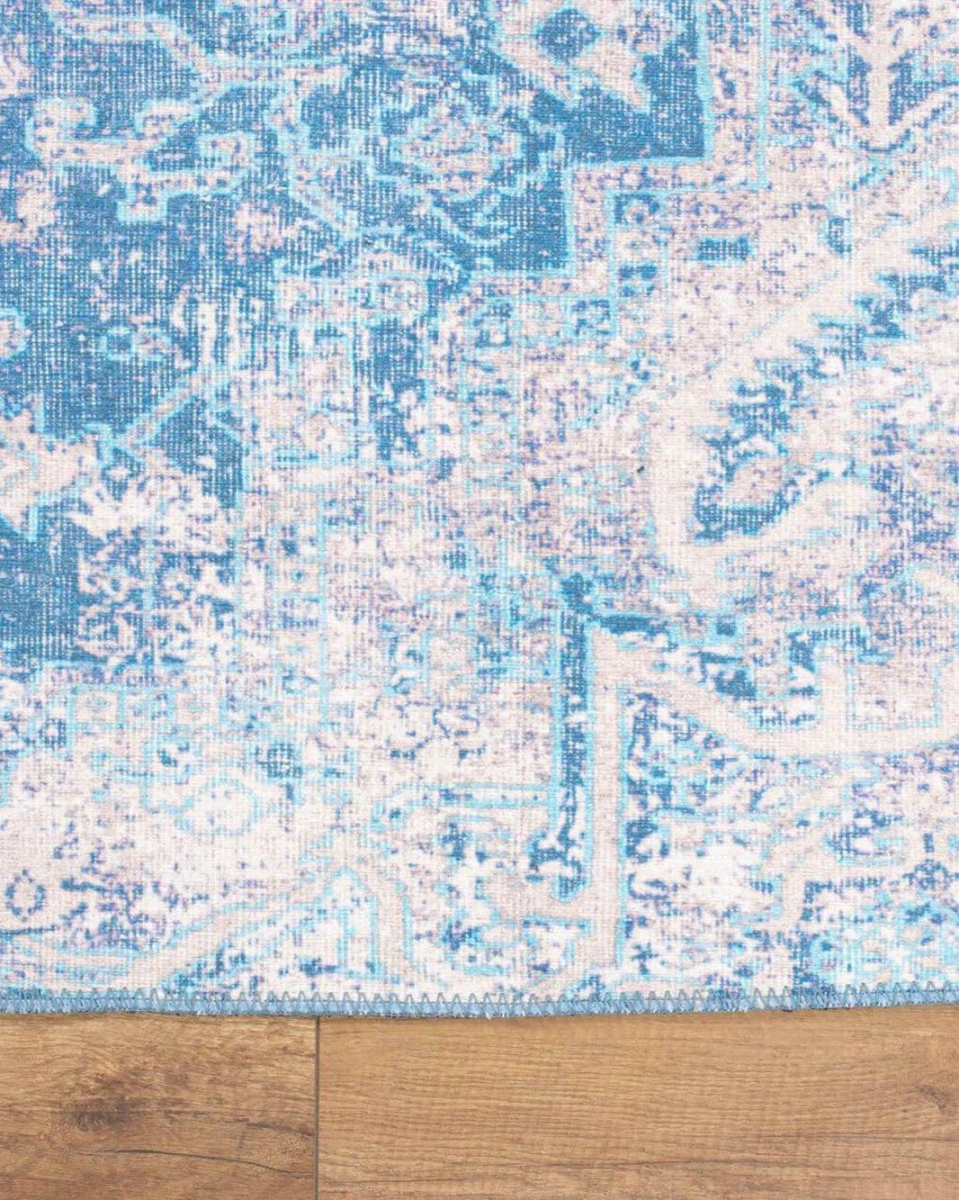 Mavera Blue & Faded Turquoise Persian Rug