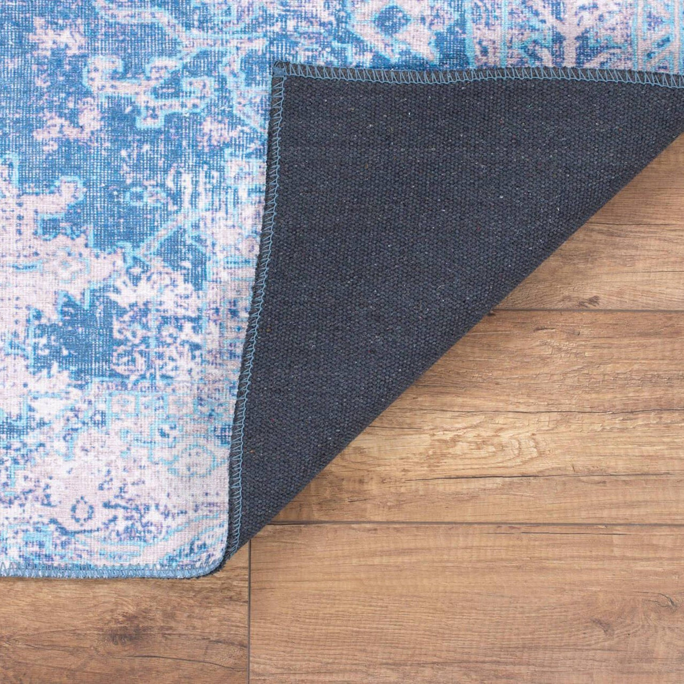 Mavera Blue & Faded Turquoise Persian Rug